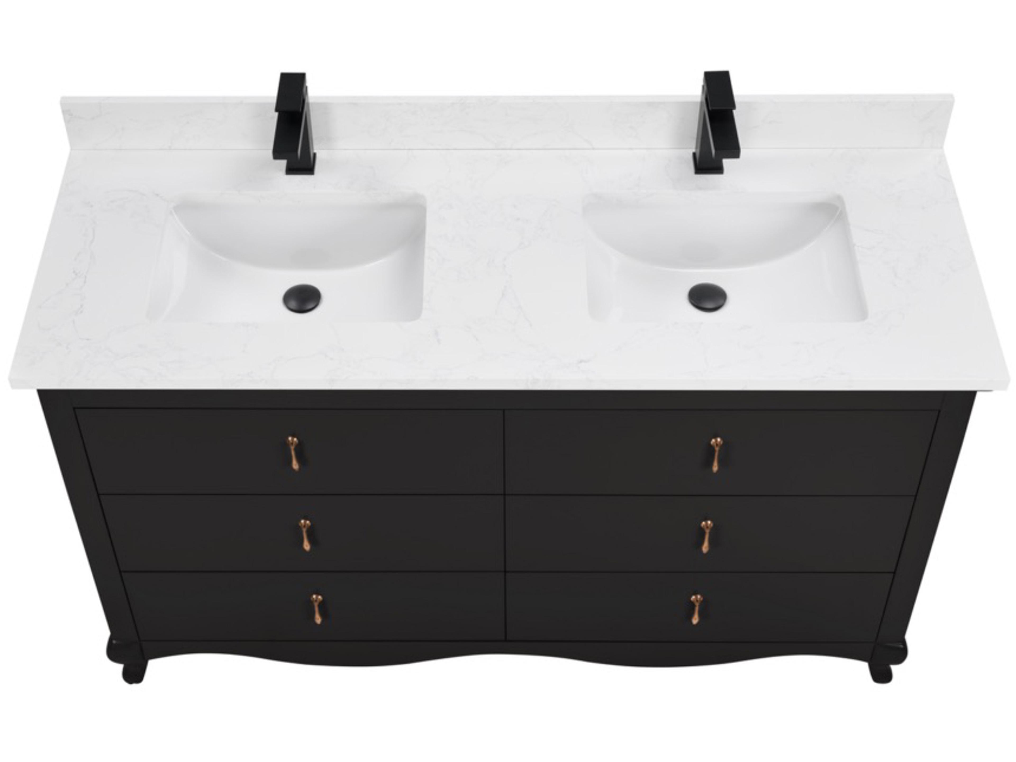 Legion Furniture Ws Series Tricorn Black Vanity