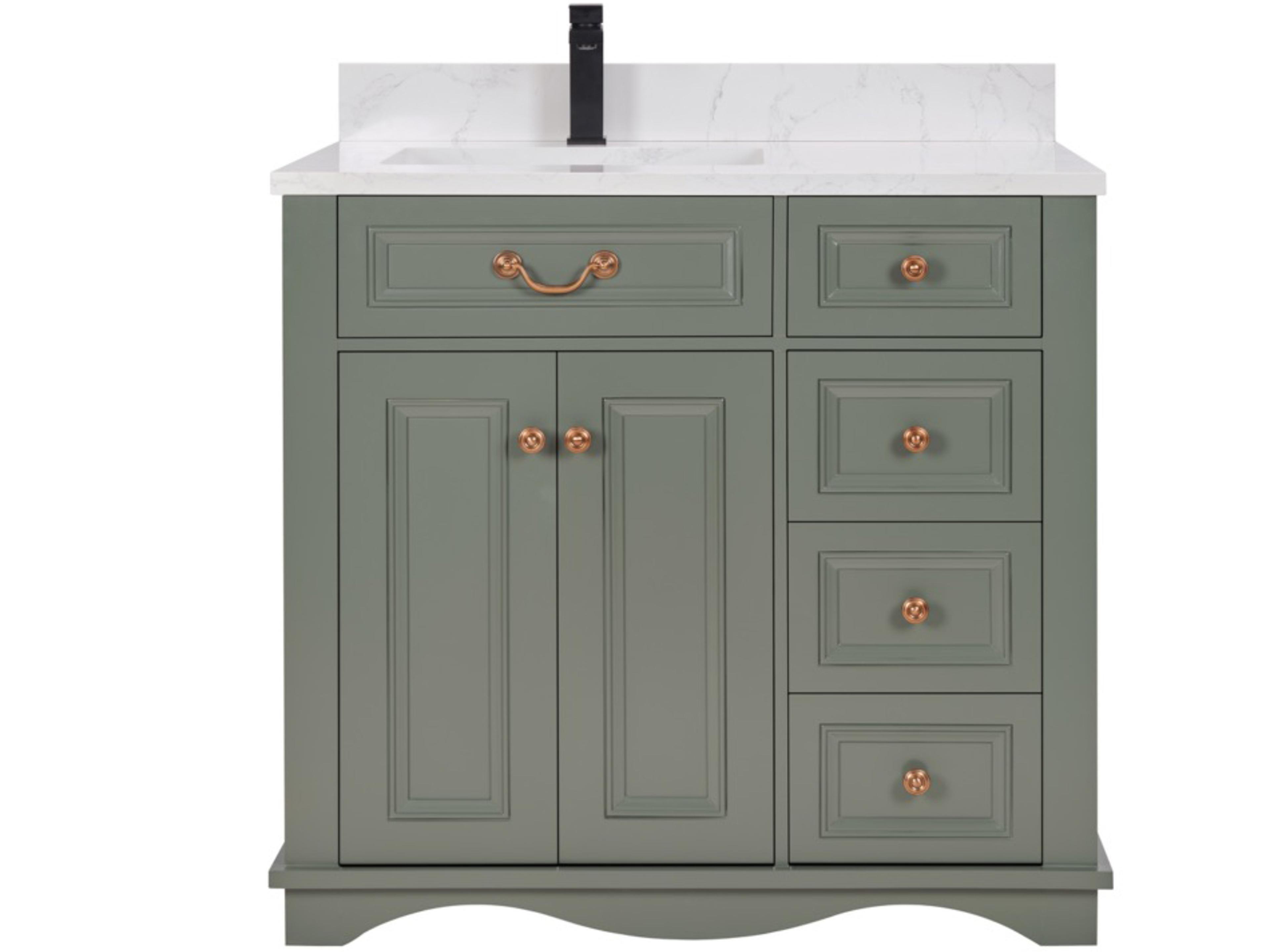 Legion Furniture Ws Series Pewter Green Vanity