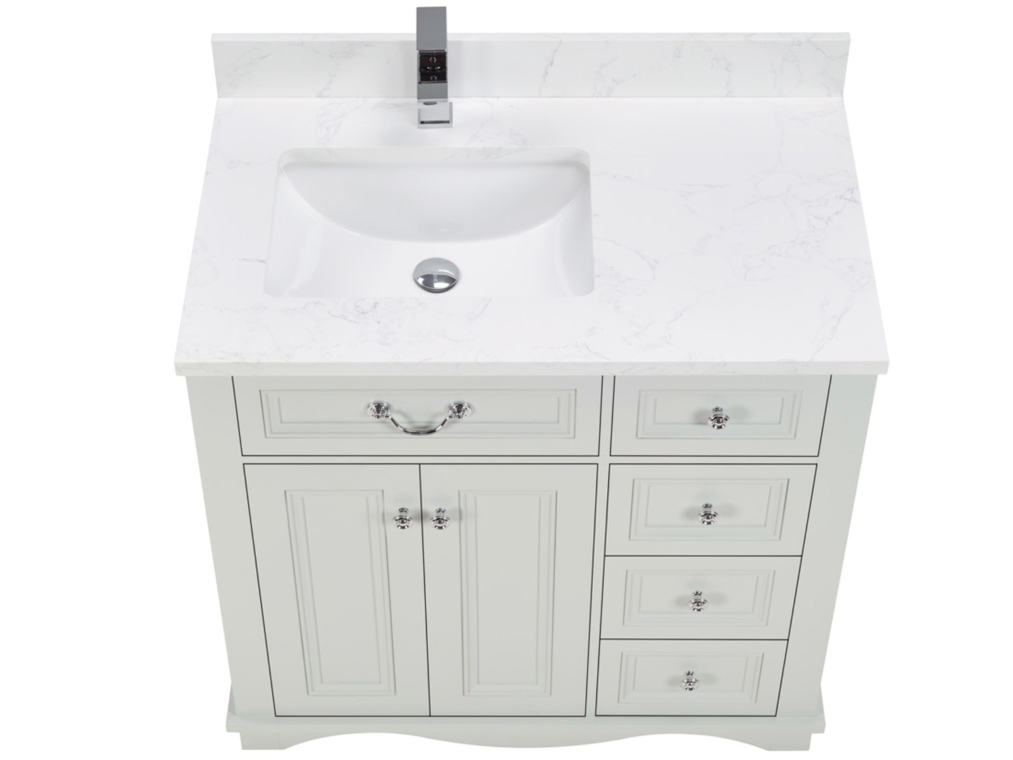 Legion Furniture Ws Series Silver Strand Vanity