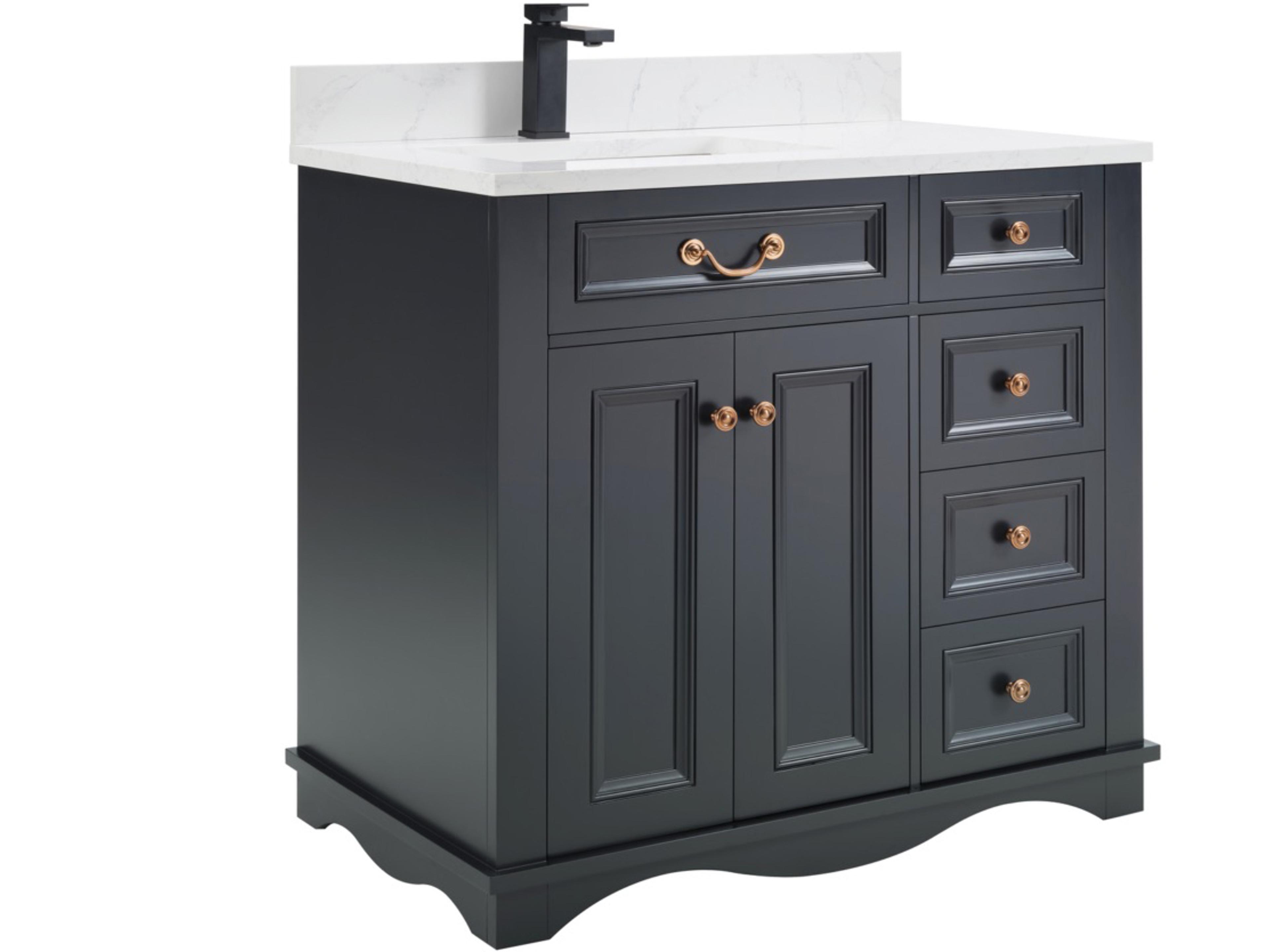 Legion Furniture Ws Series Tricorn Black Vanity