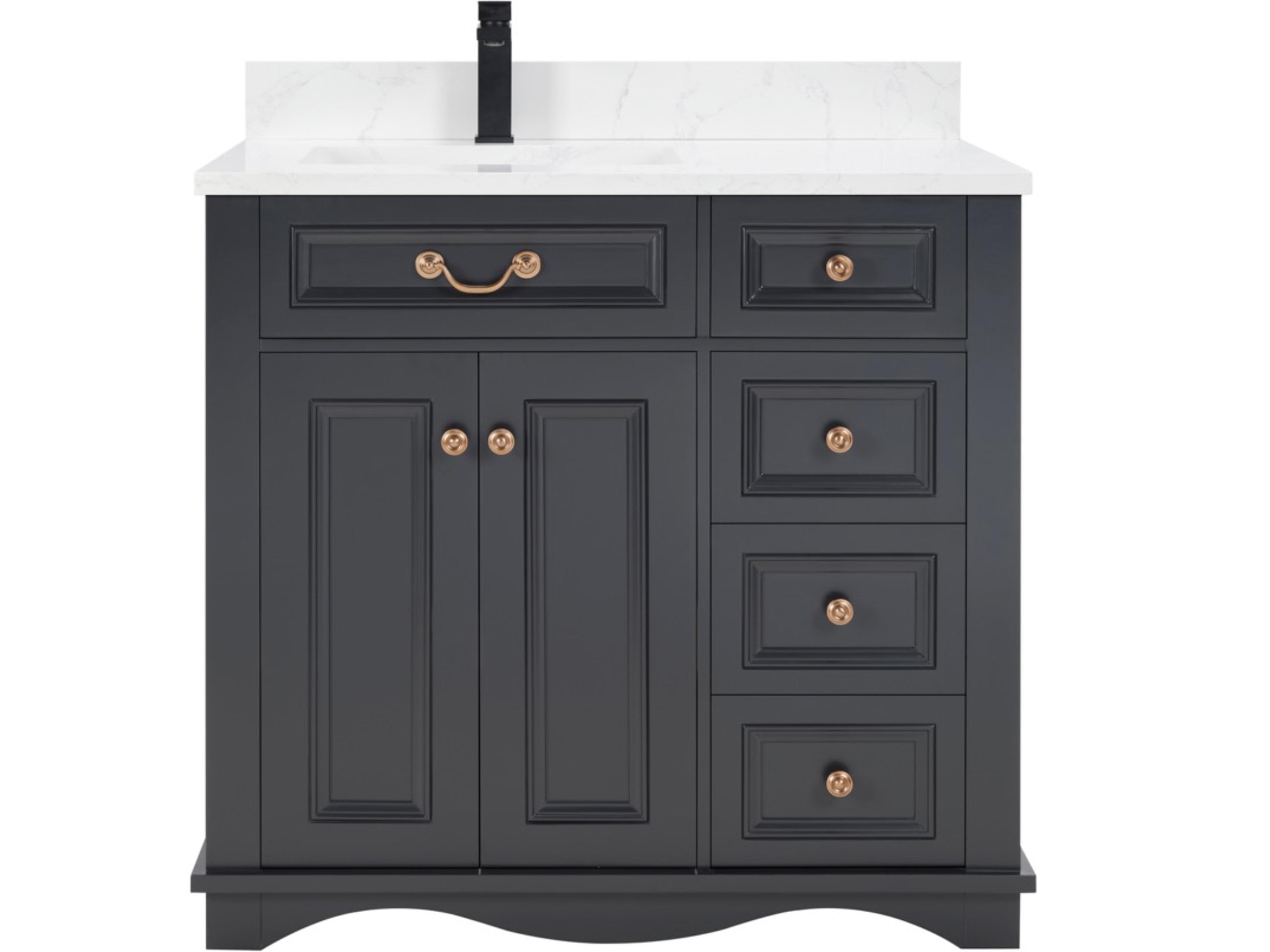 Legion Furniture Ws Series Tricorn Black Vanity