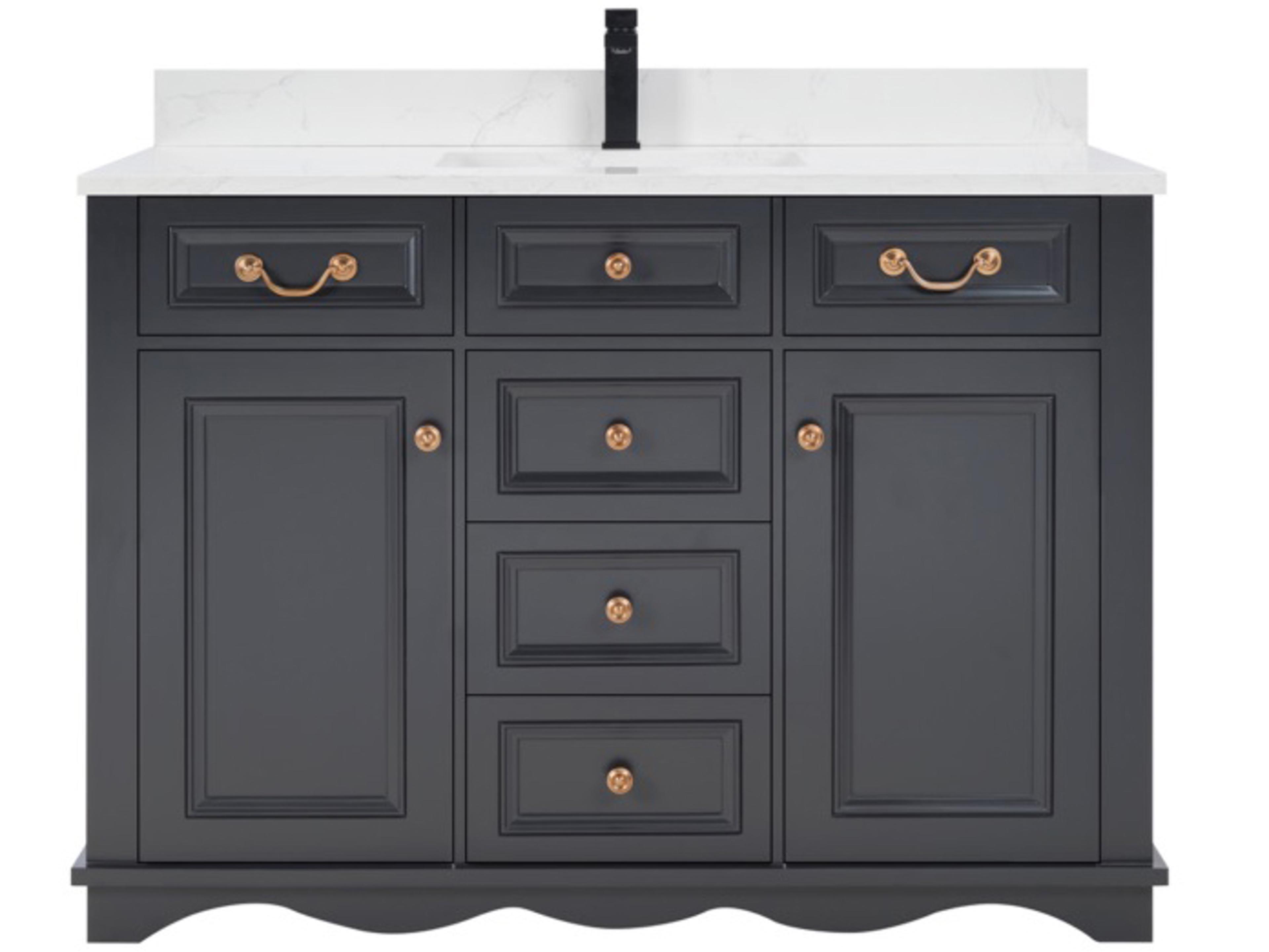 Legion Furniture Ws Series Tricorn Black Vanity