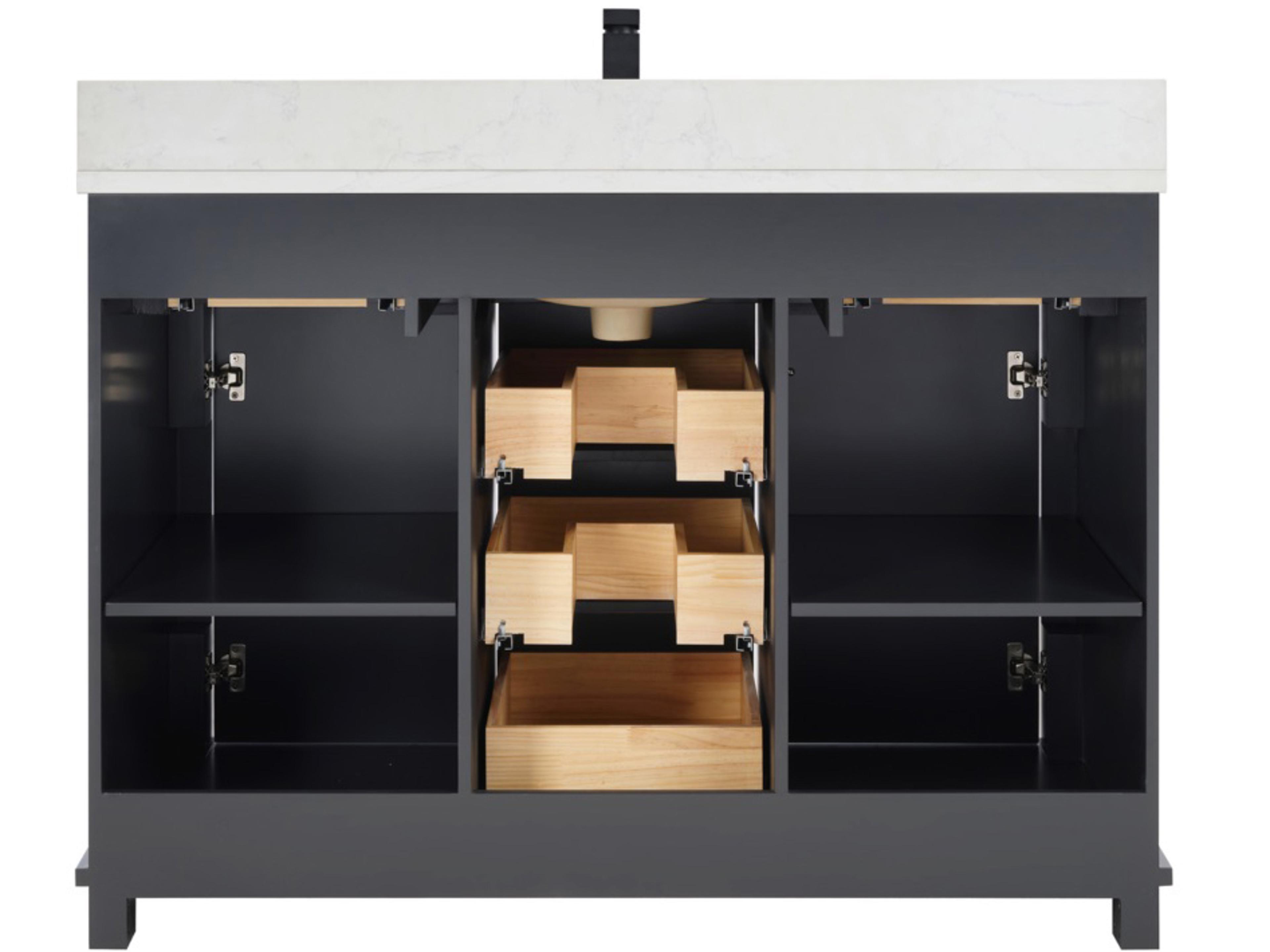 Legion Furniture Ws Series Tricorn Black Vanity