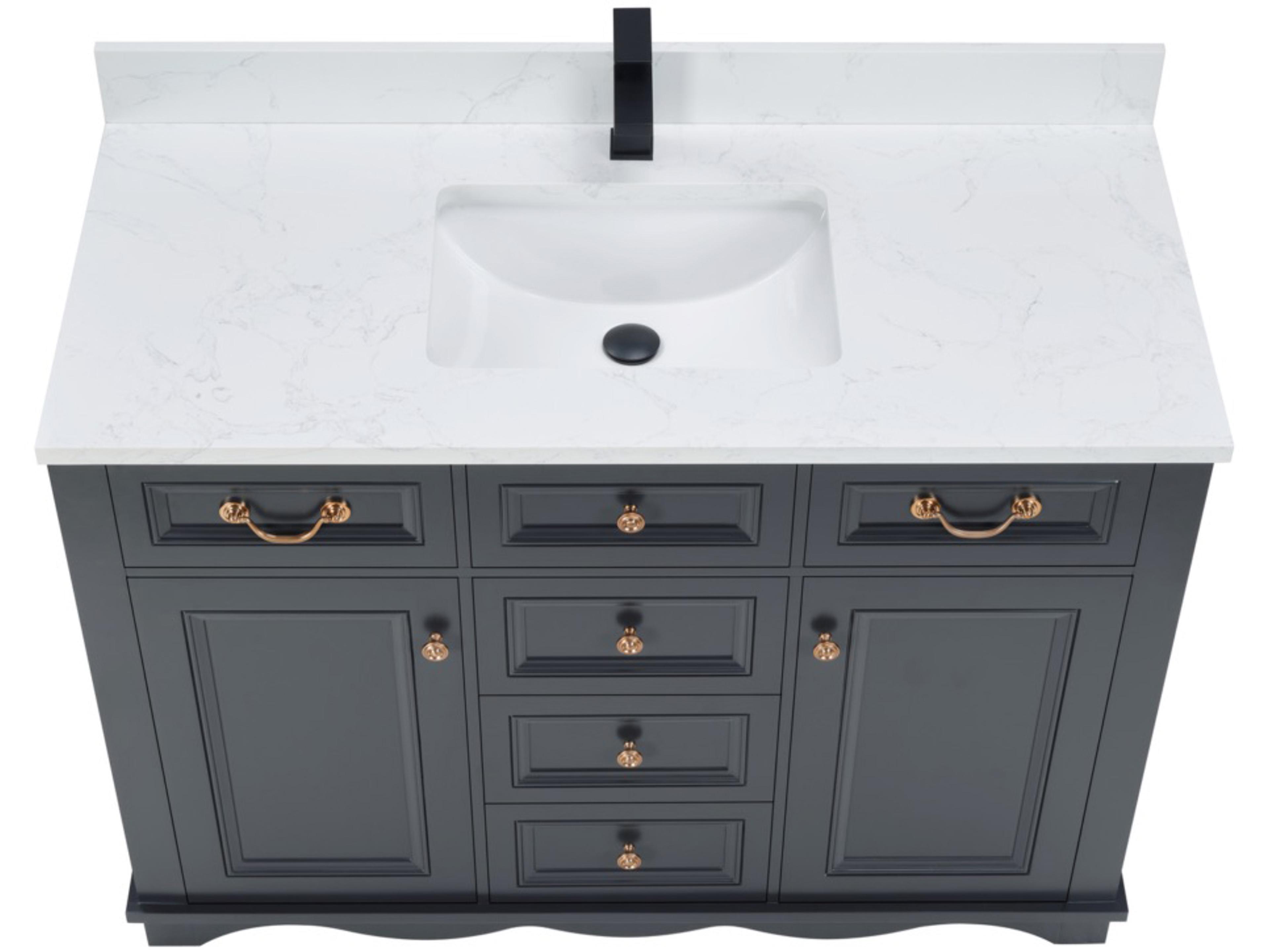 Legion Furniture Ws Series Tricorn Black Vanity