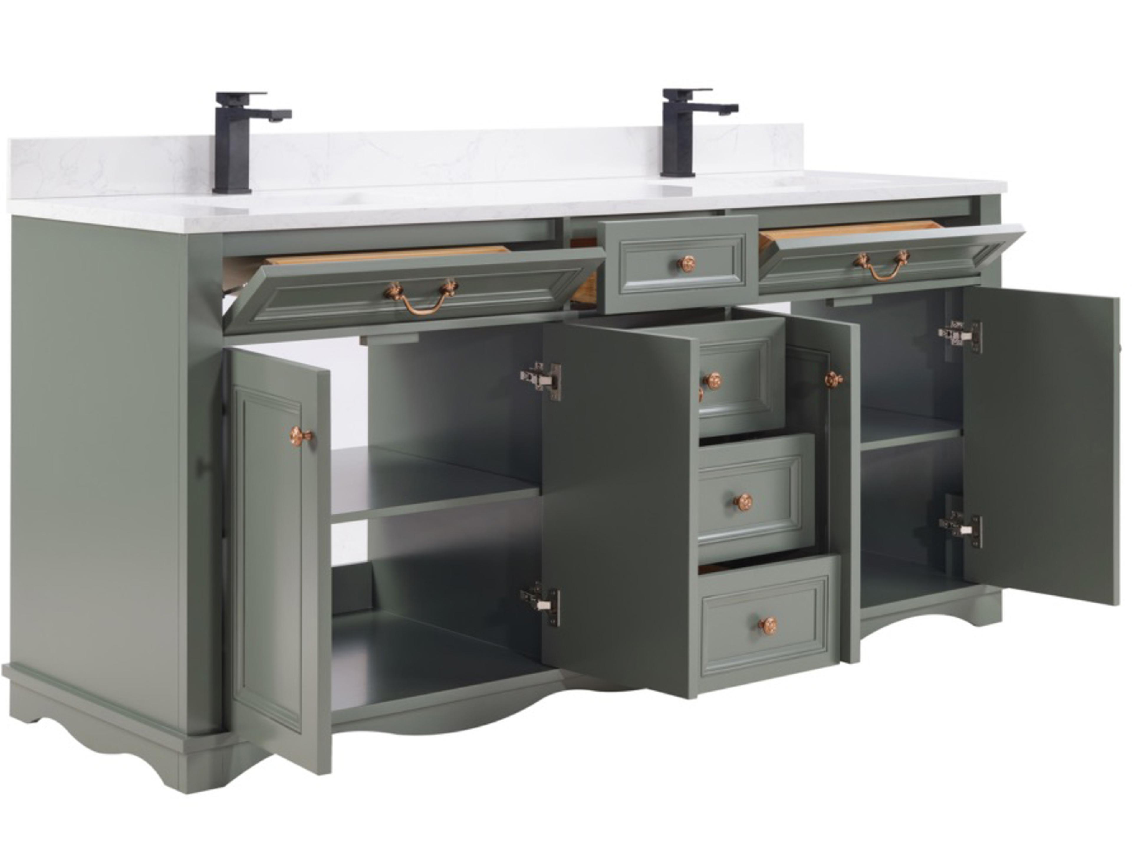 Legion Furniture Ws Series Pewter Green Vanity