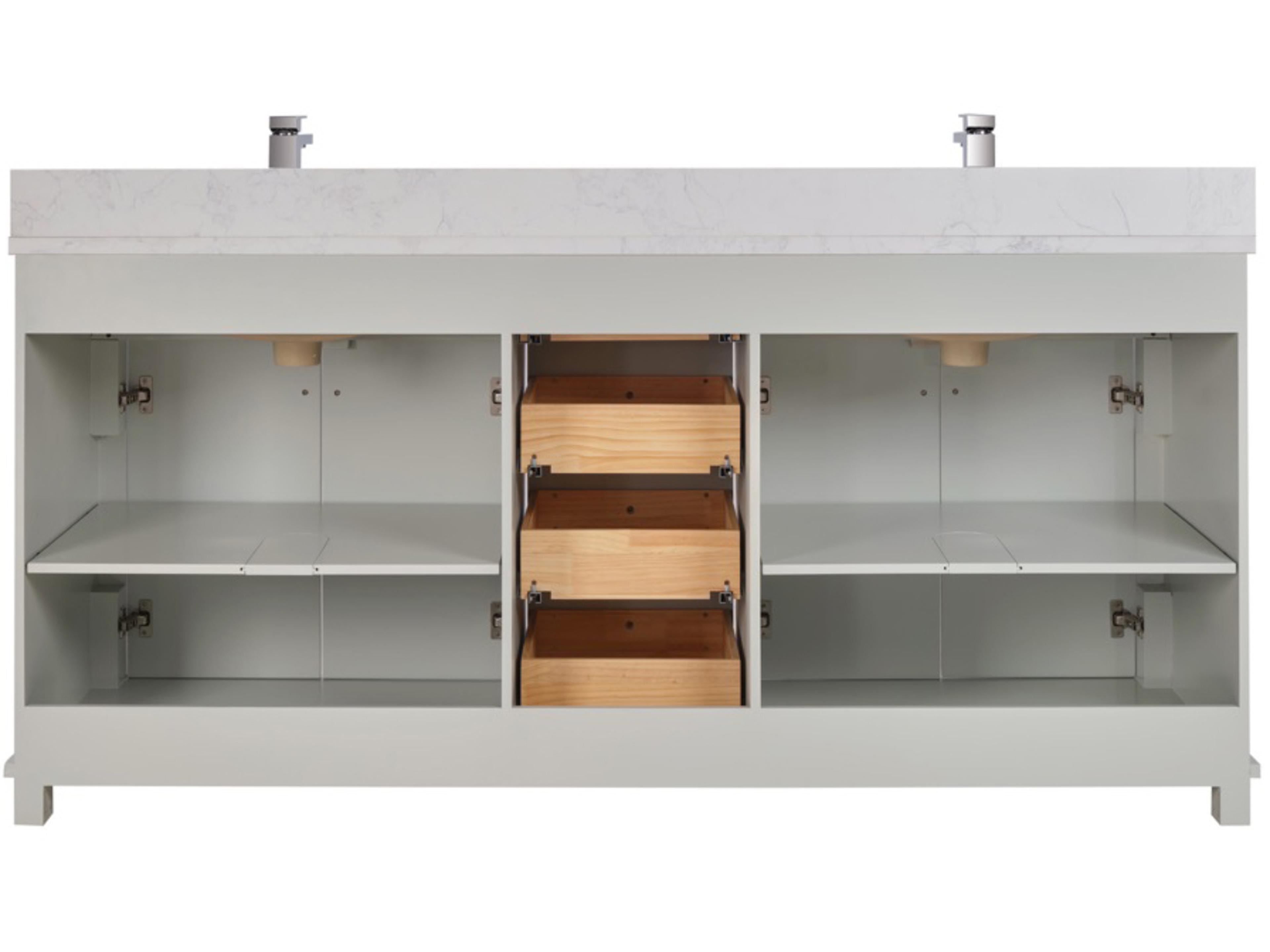 Legion Furniture Ws Series Silver Strand Vanity