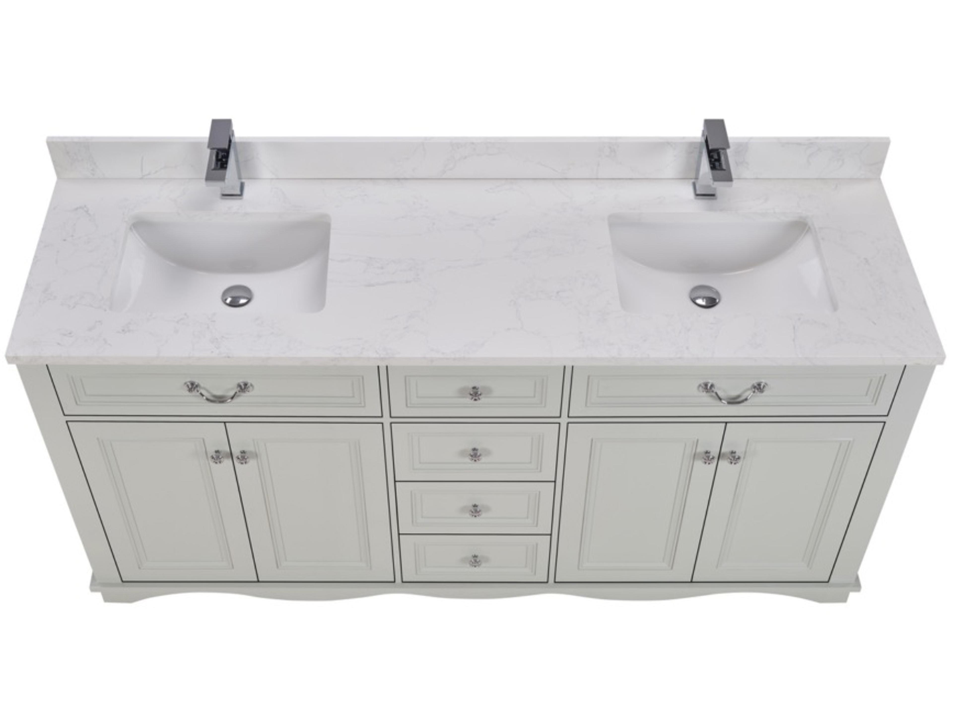 Legion Furniture Ws Series Silver Strand Vanity