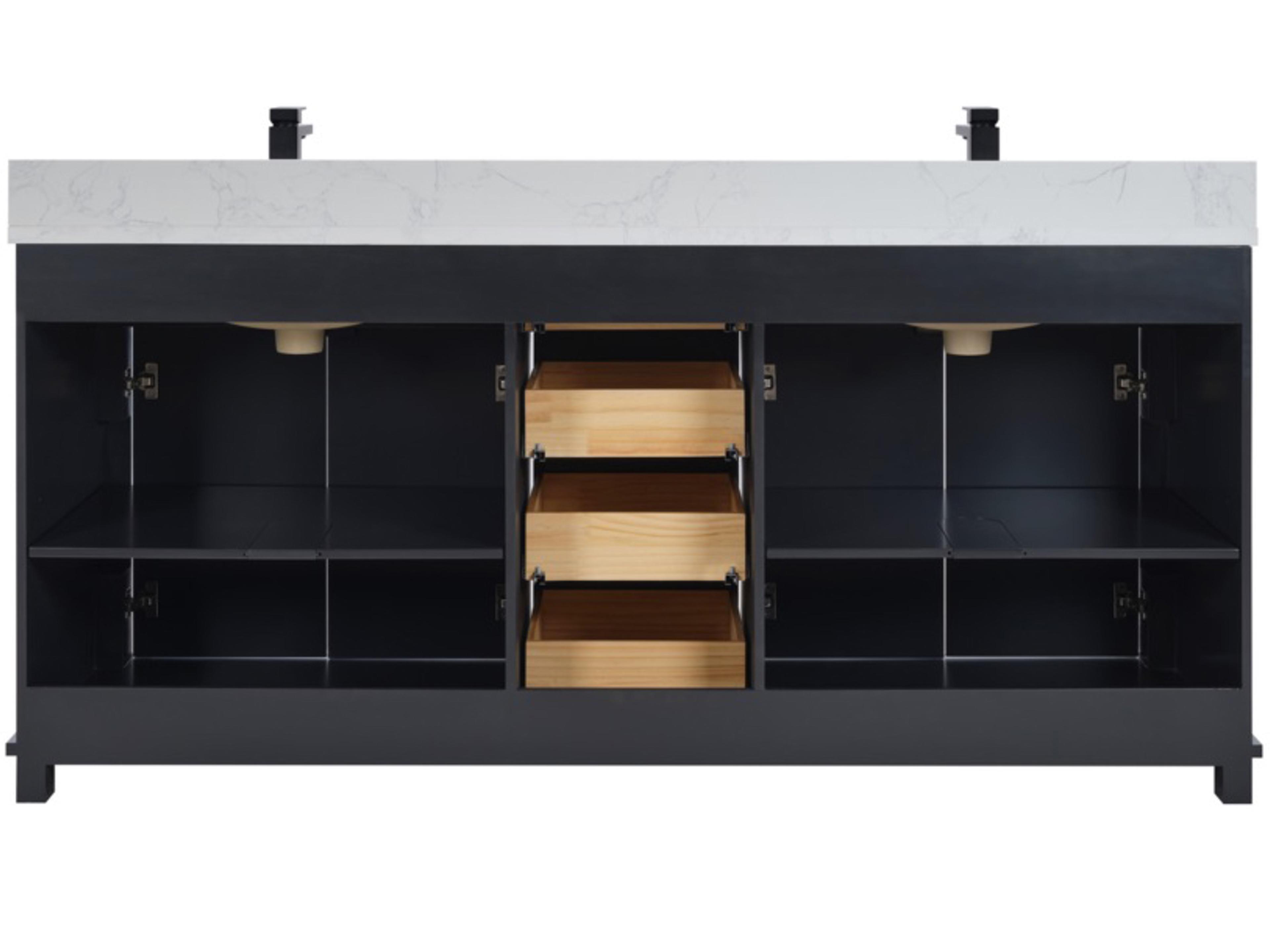 Legion Furniture Ws Series Tricorn Black Vanity