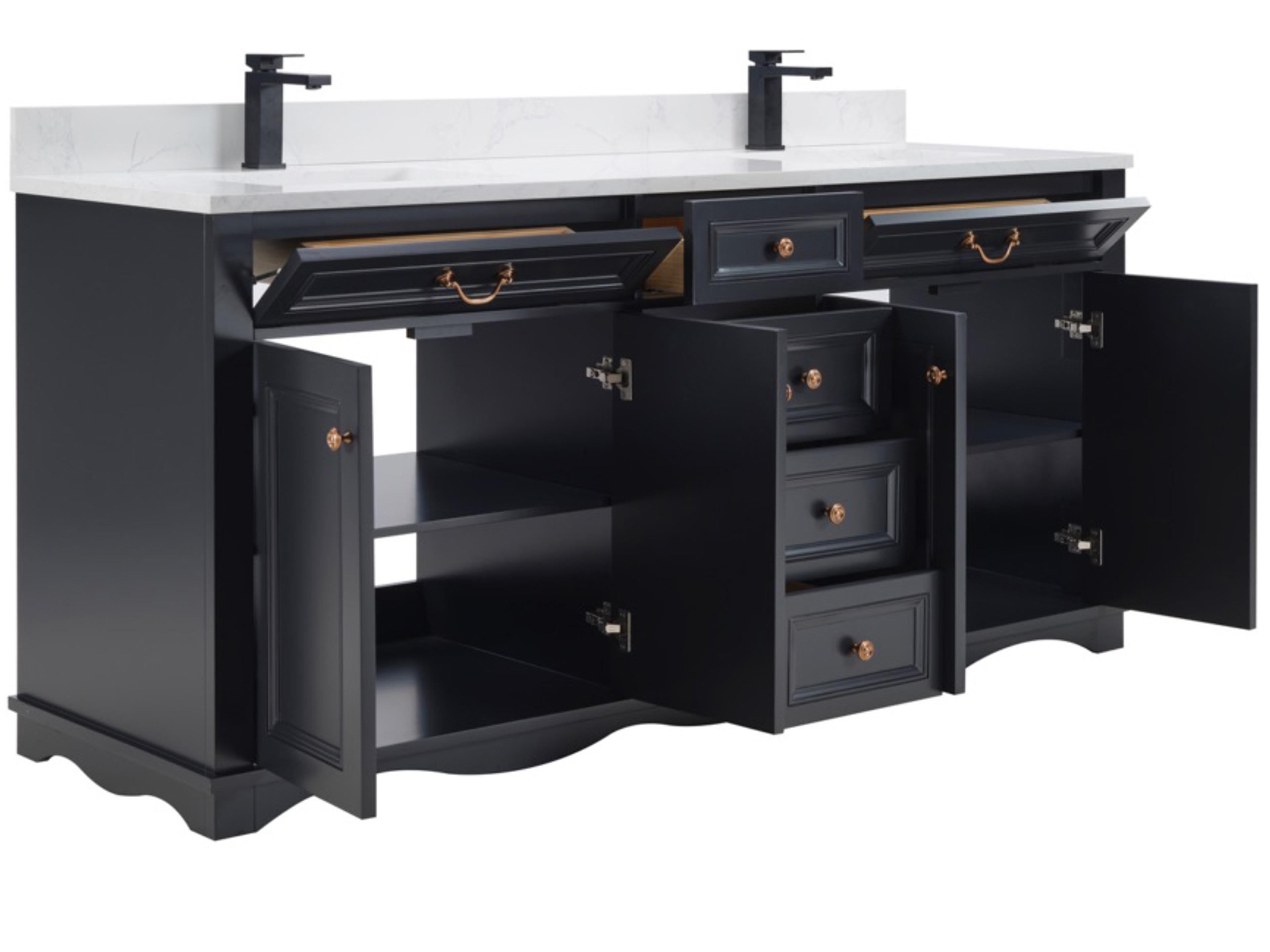 Legion Furniture Ws Series Tricorn Black Vanity