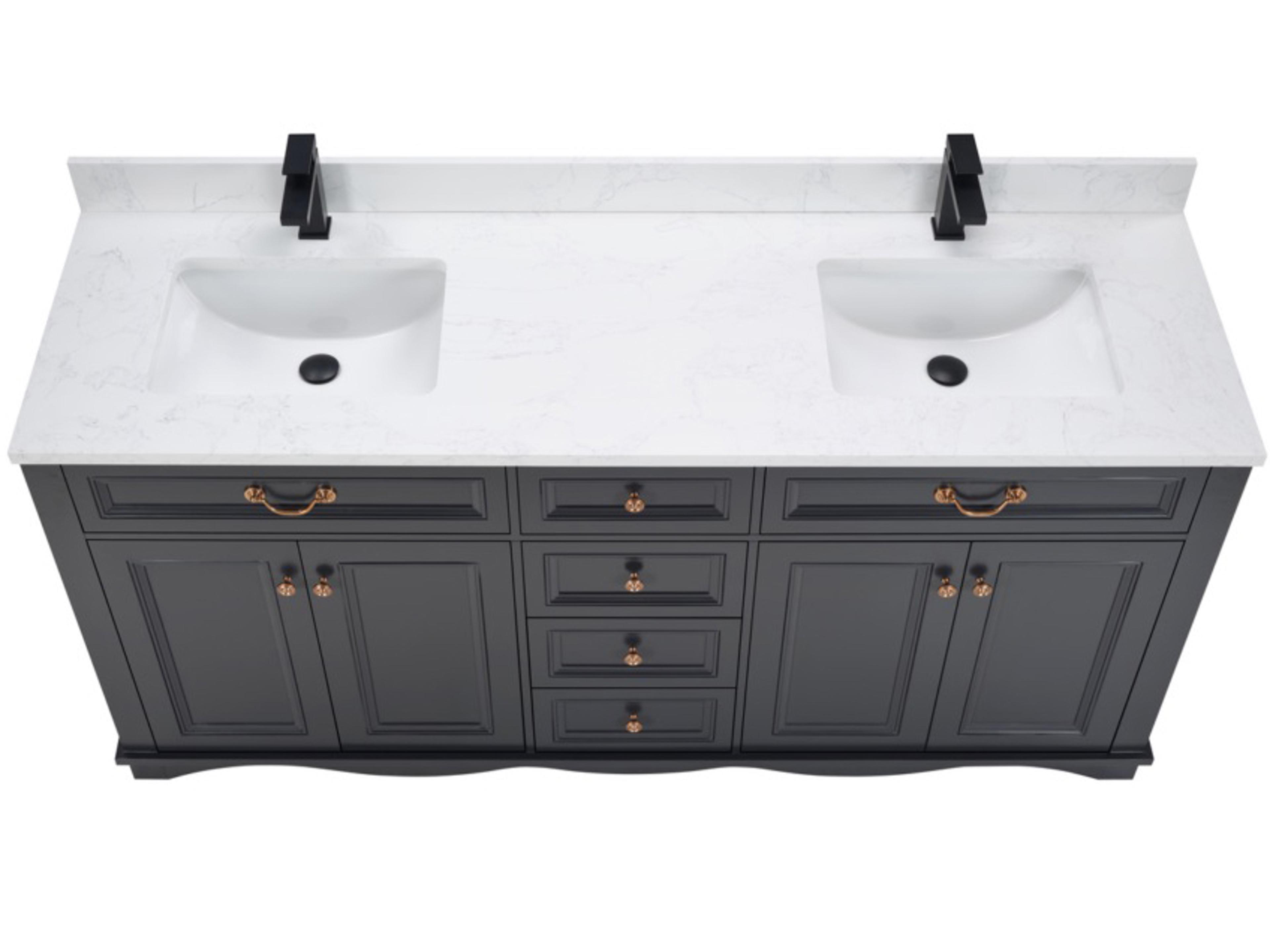 Legion Furniture Ws Series Tricorn Black Vanity