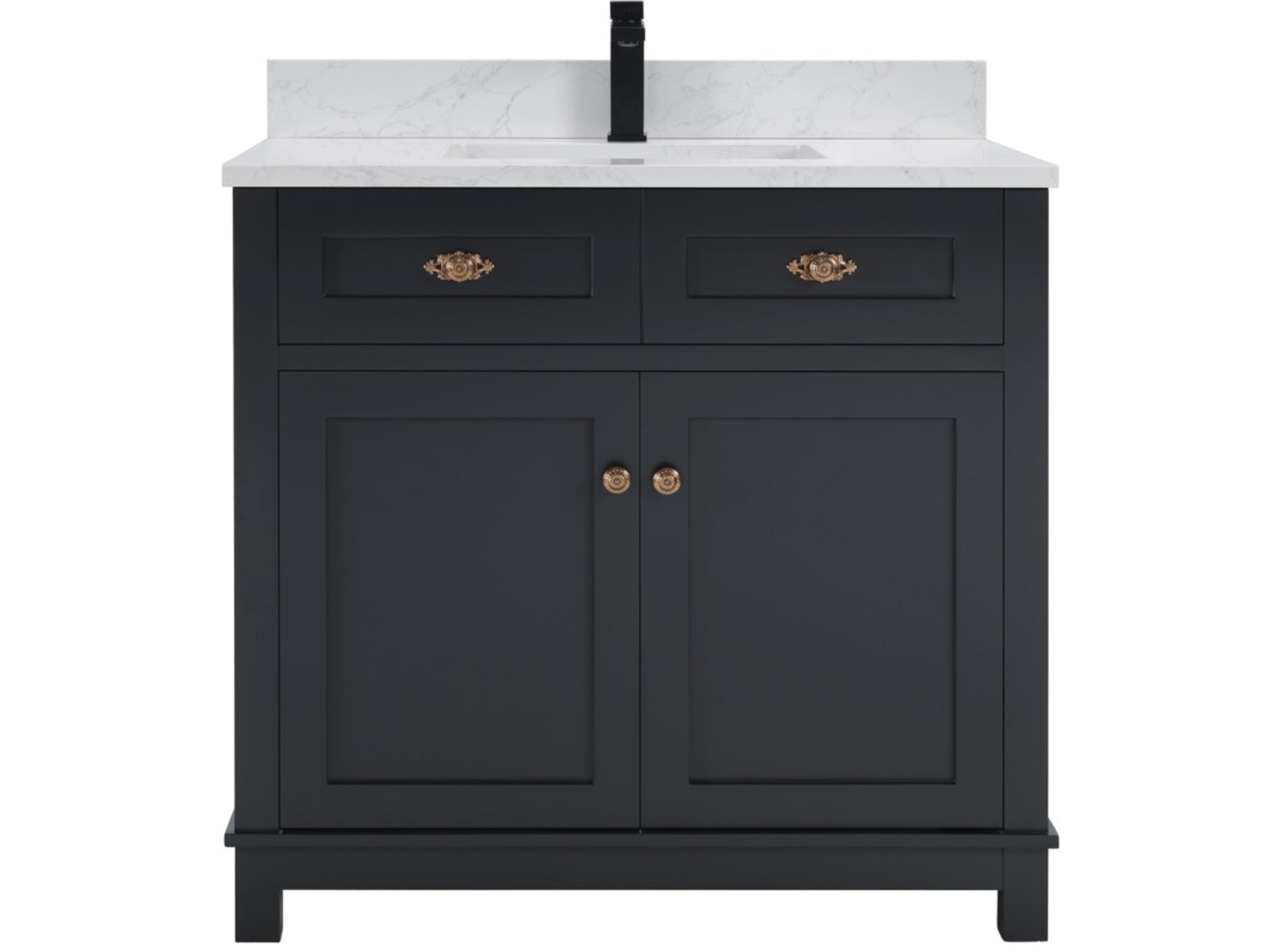Legion Furniture Ws Series Tricorn Black Vanity