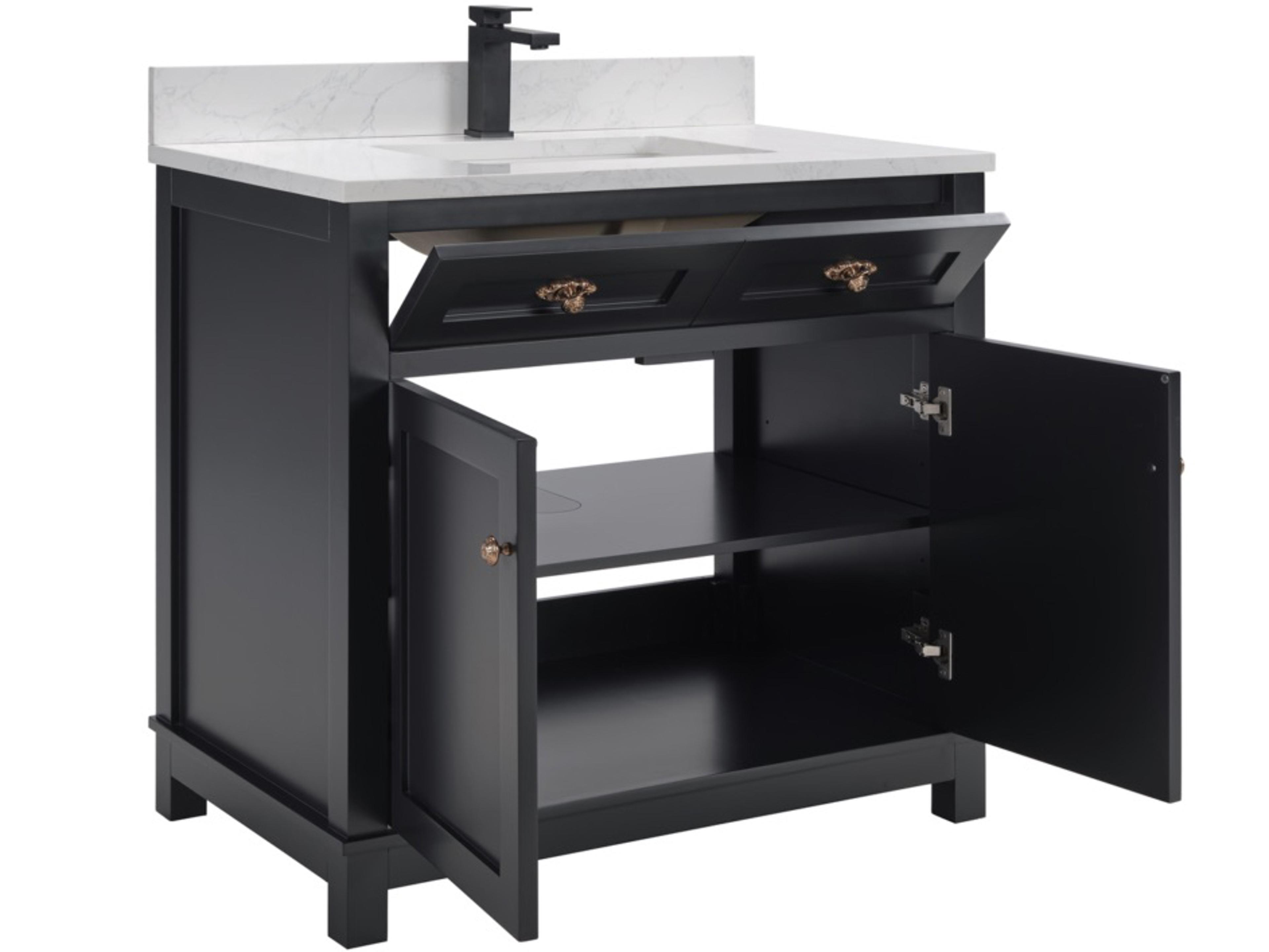 Legion Furniture Ws Series Tricorn Black Vanity