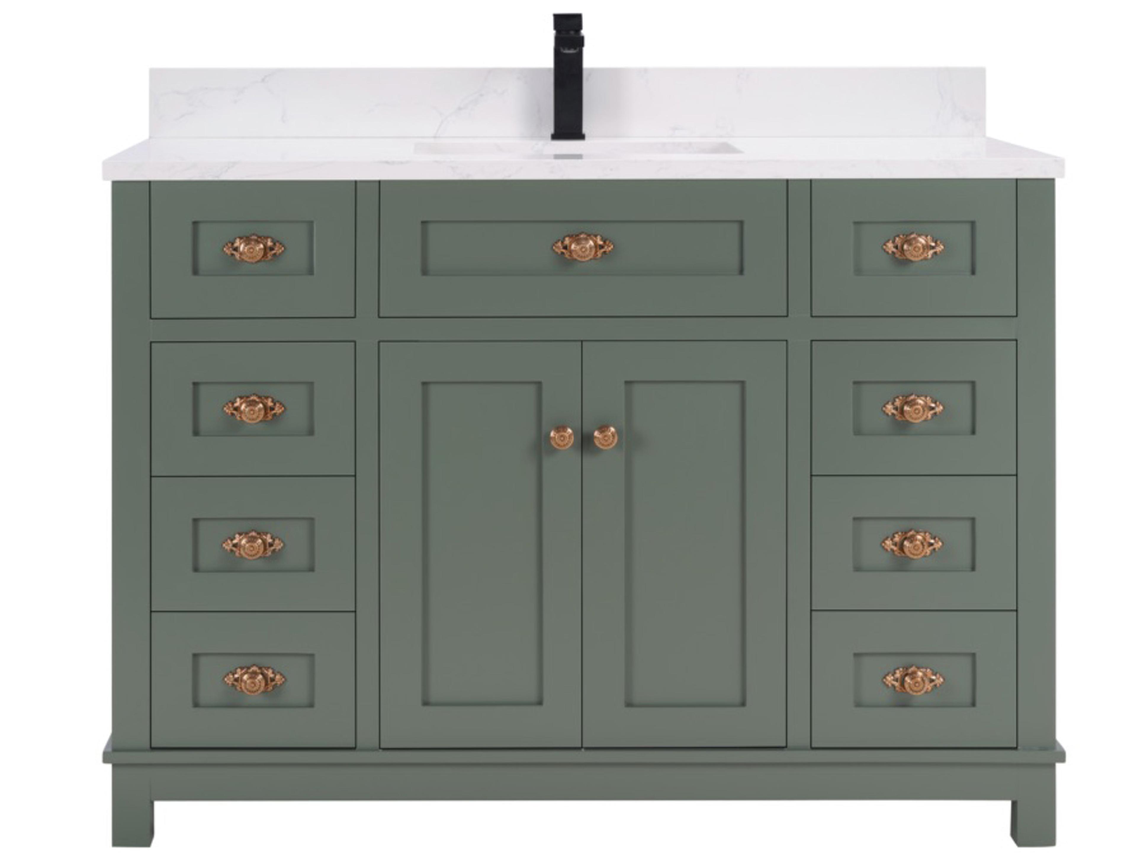 Legion Furniture Ws Series Pewter Green Vanity