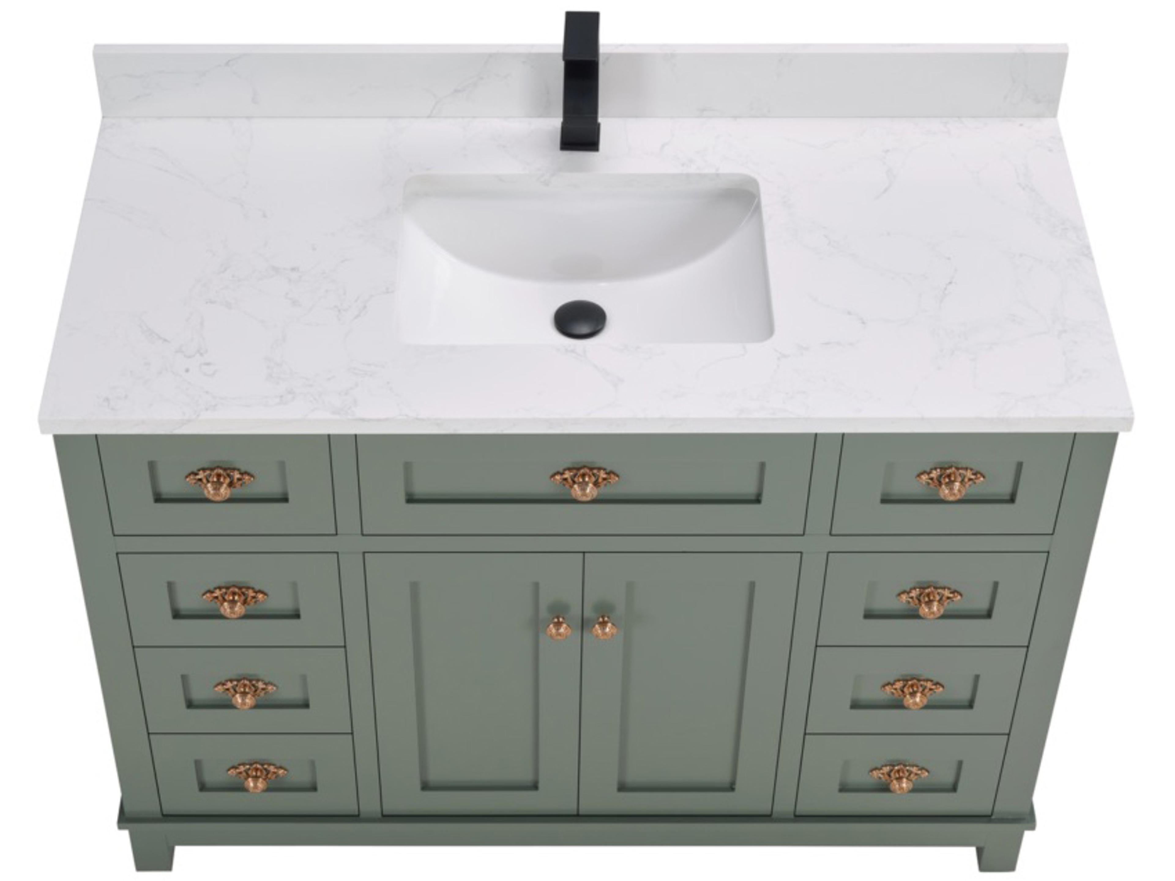 Legion Furniture Ws Series Pewter Green Vanity