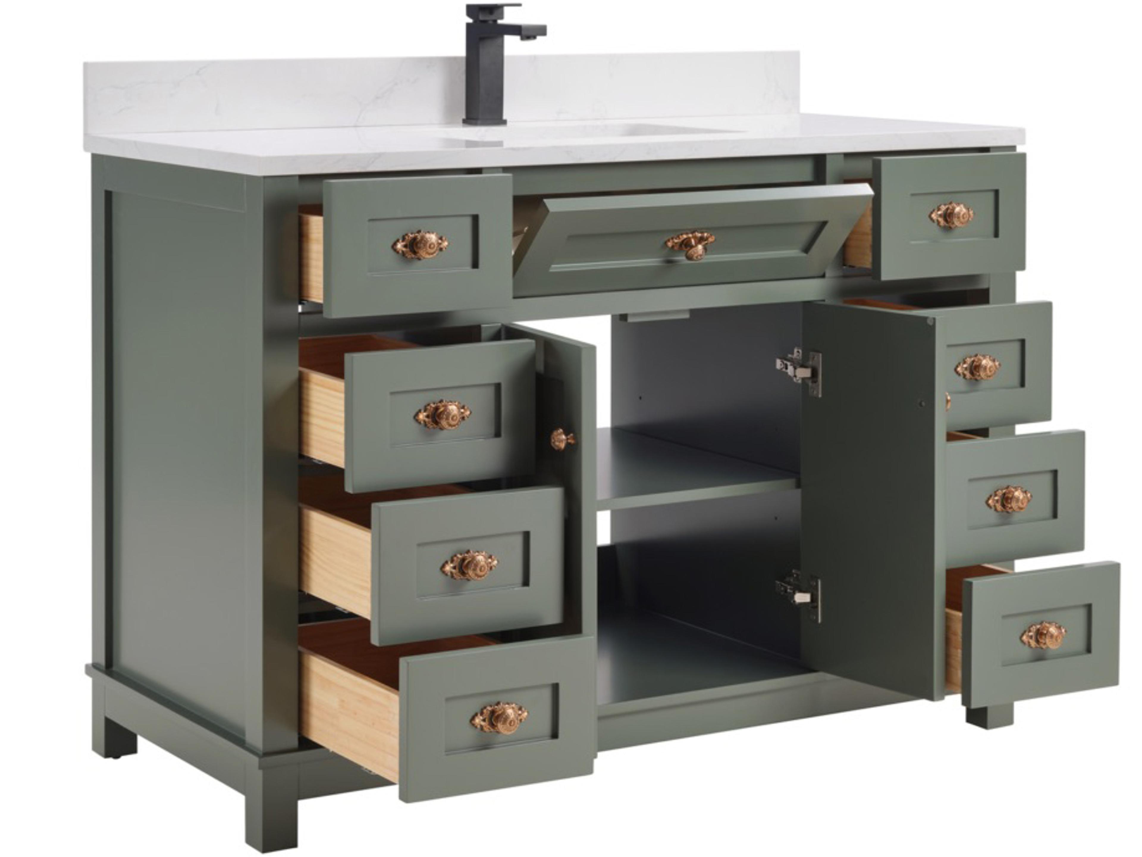 Legion Furniture Ws Series Pewter Green Vanity