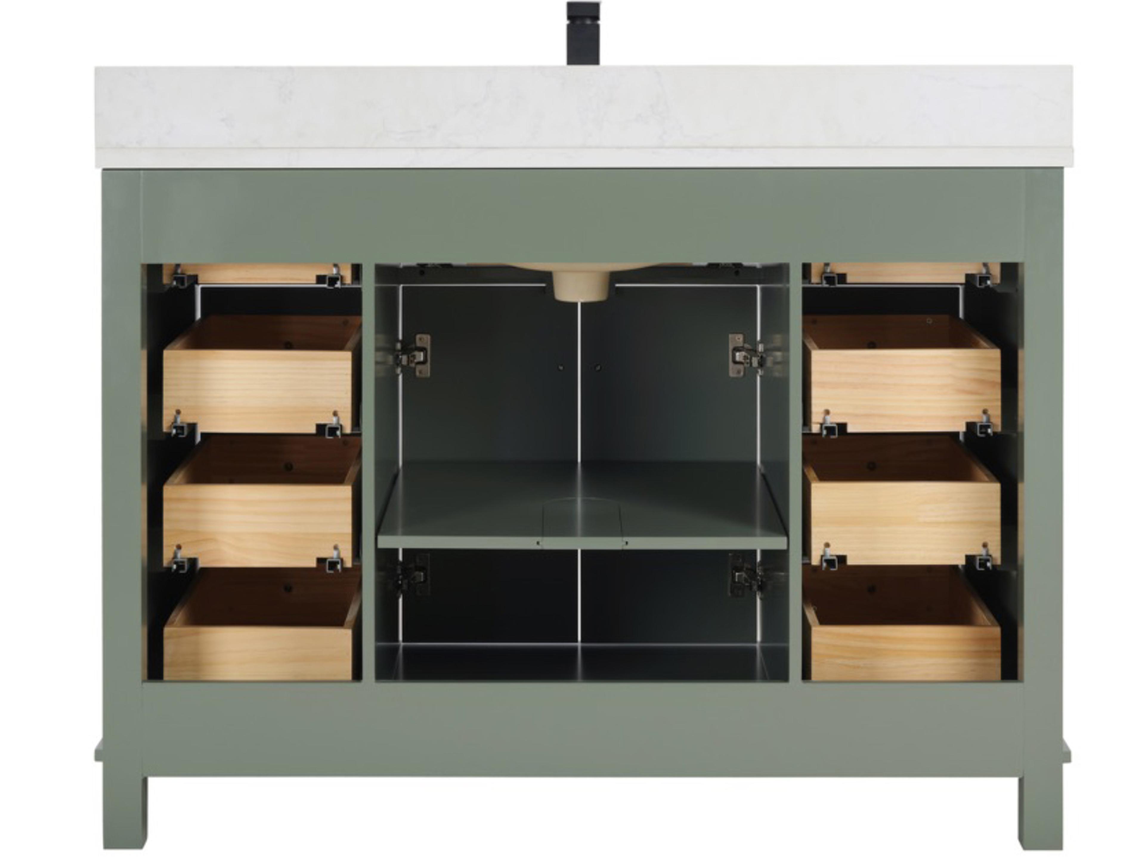 Legion Furniture Ws Series Pewter Green Vanity