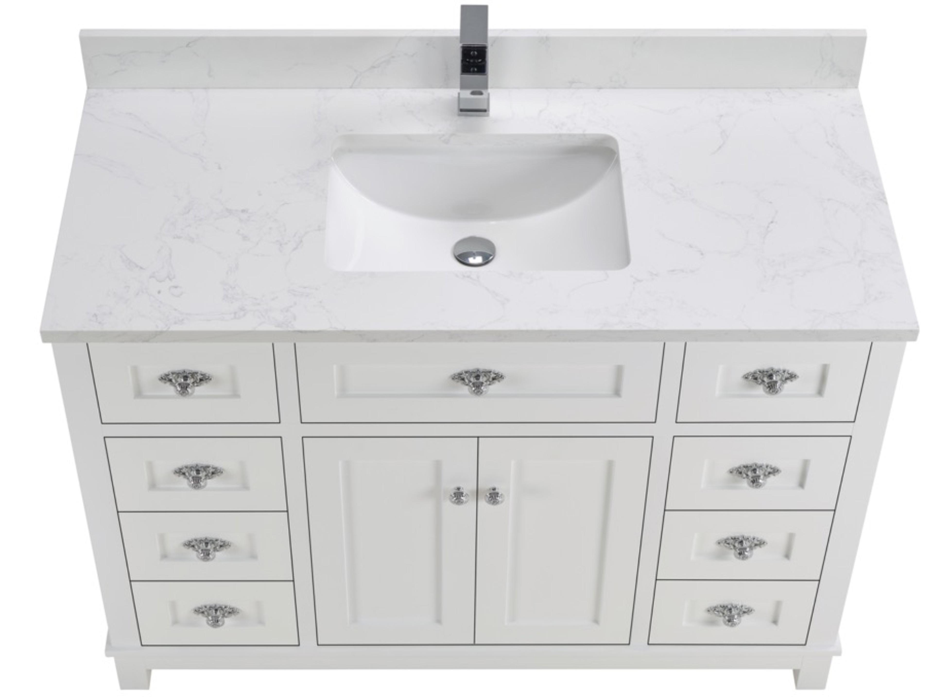Legion Furniture Ws Series Silver Strand Vanity