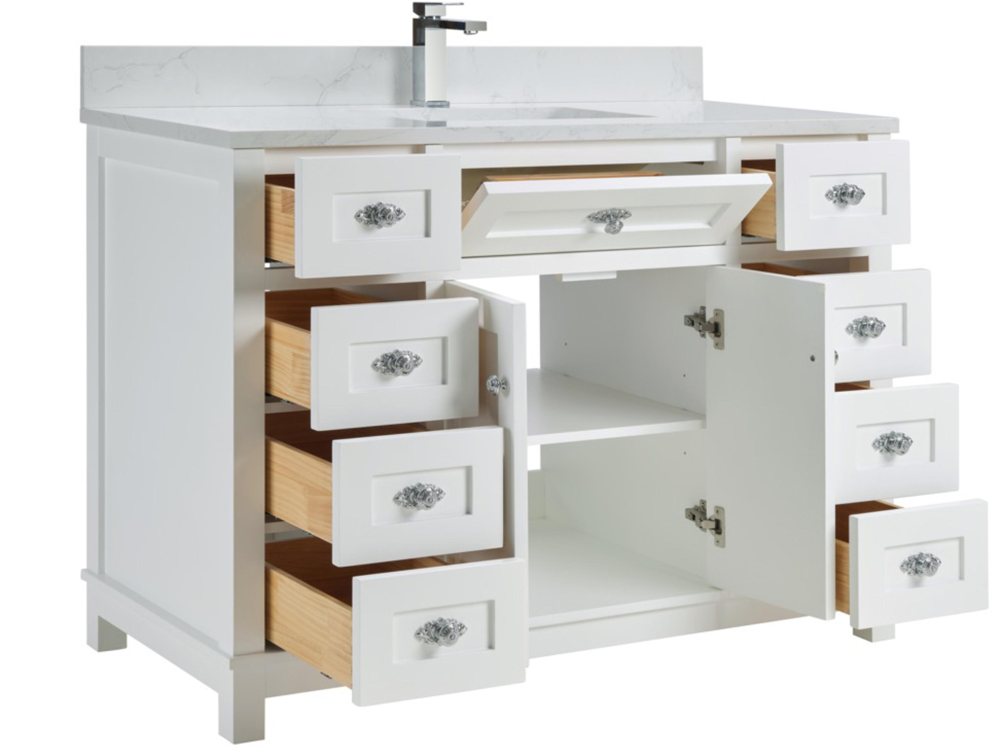 Legion Furniture Ws Series Silver Strand Vanity