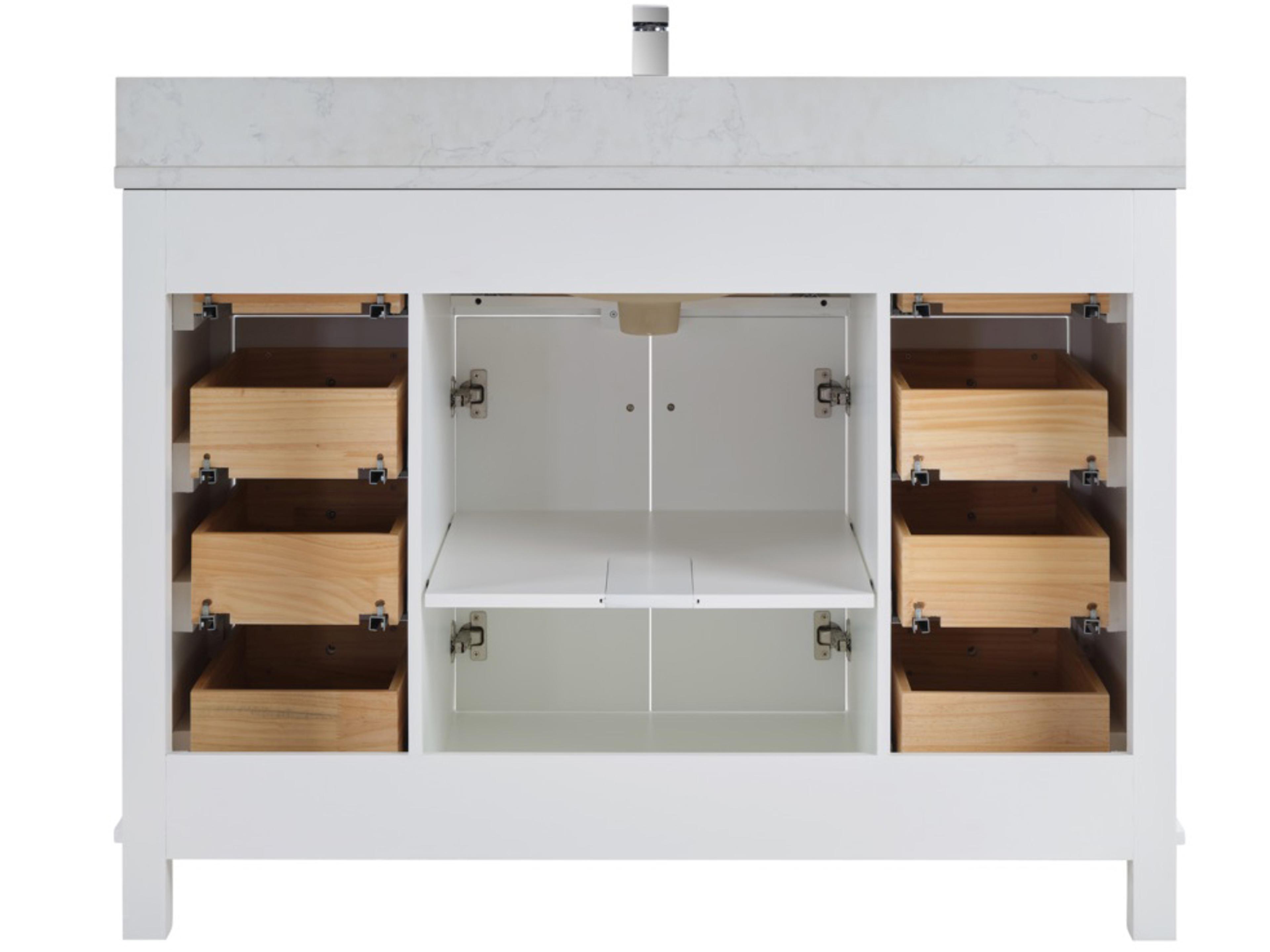 Legion Furniture Ws Series Silver Strand Vanity