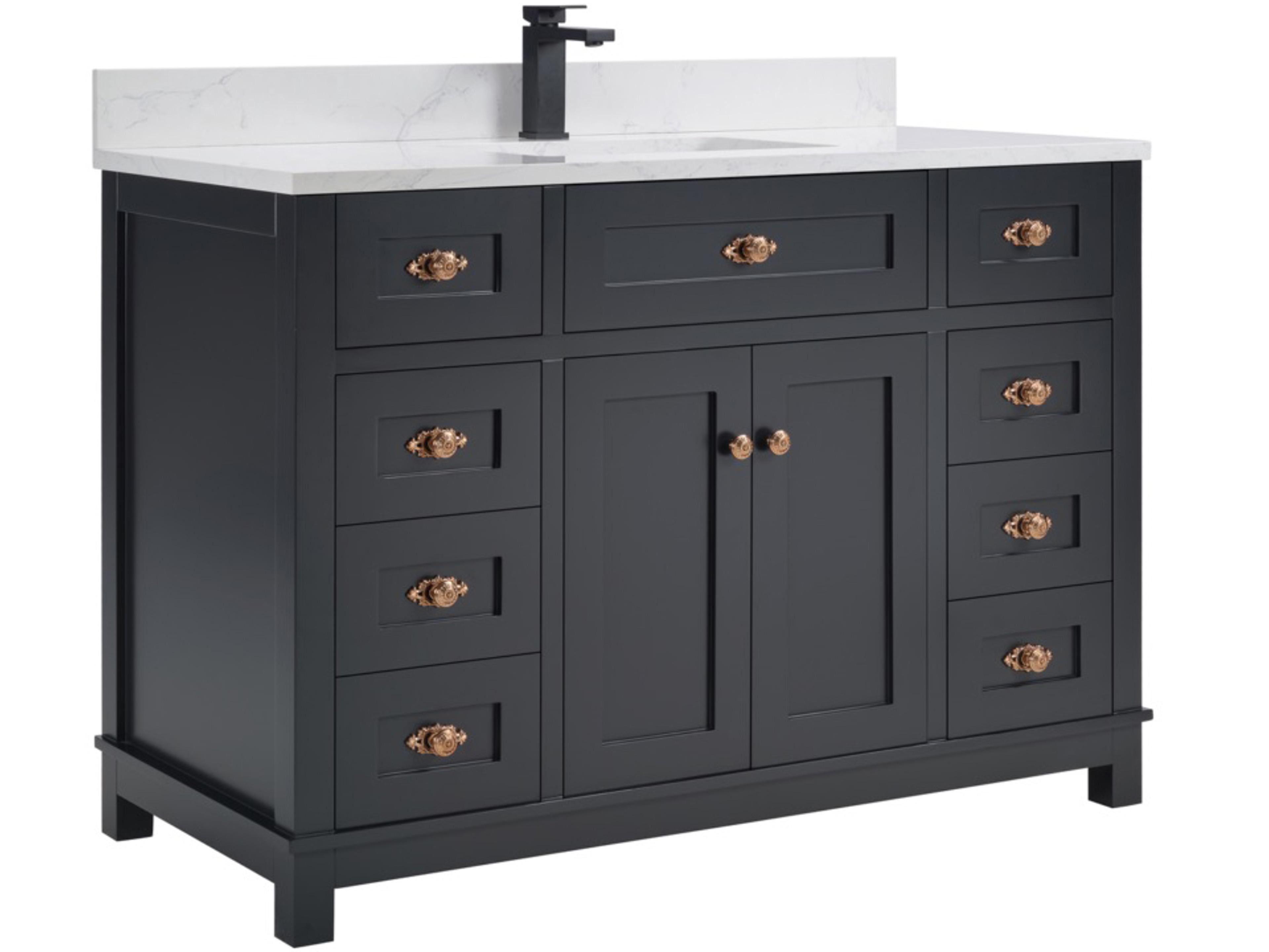 Legion Furniture Ws Series Tricorn Black Vanity