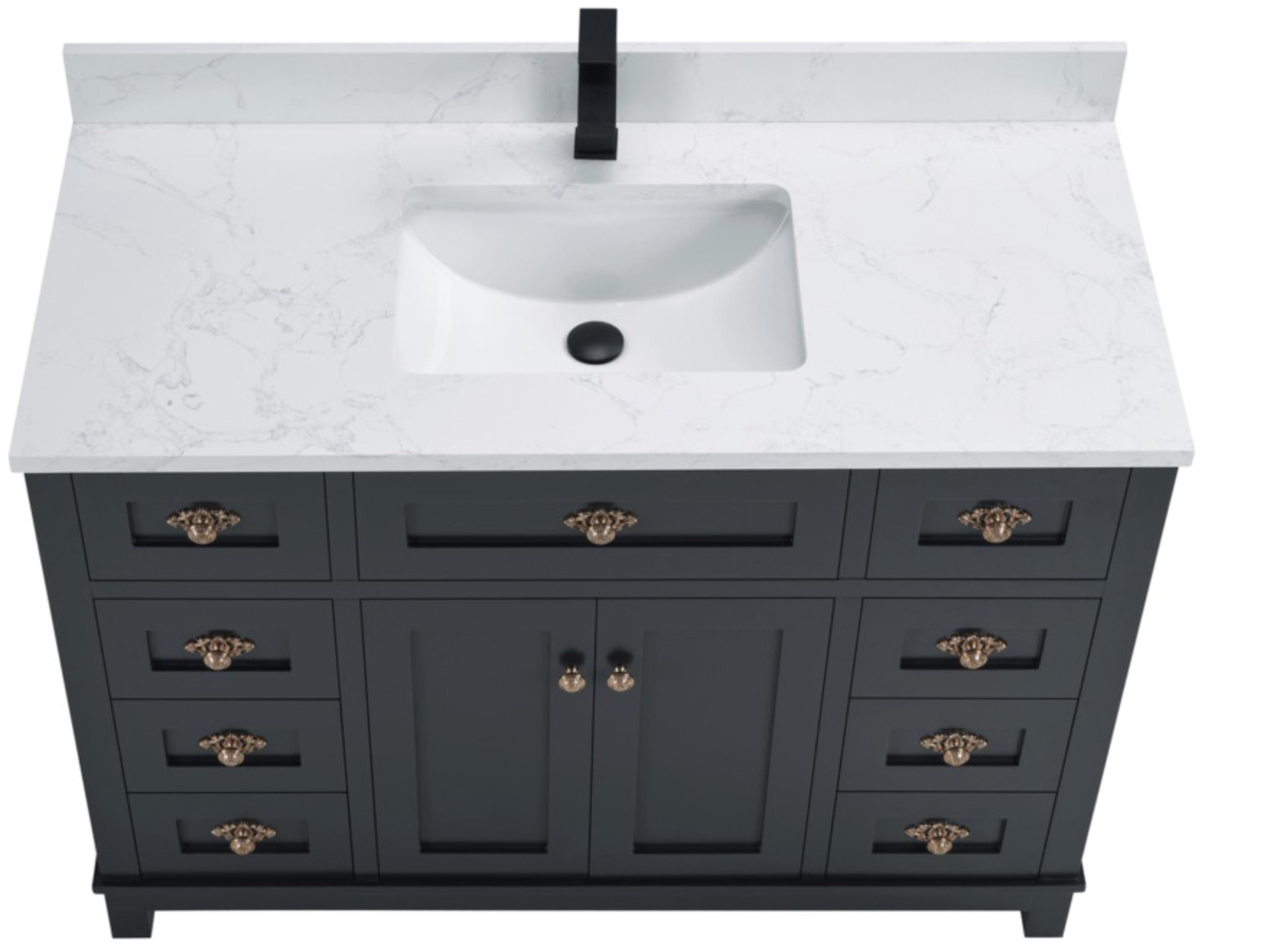 Legion Furniture Ws Series Tricorn Black Vanity