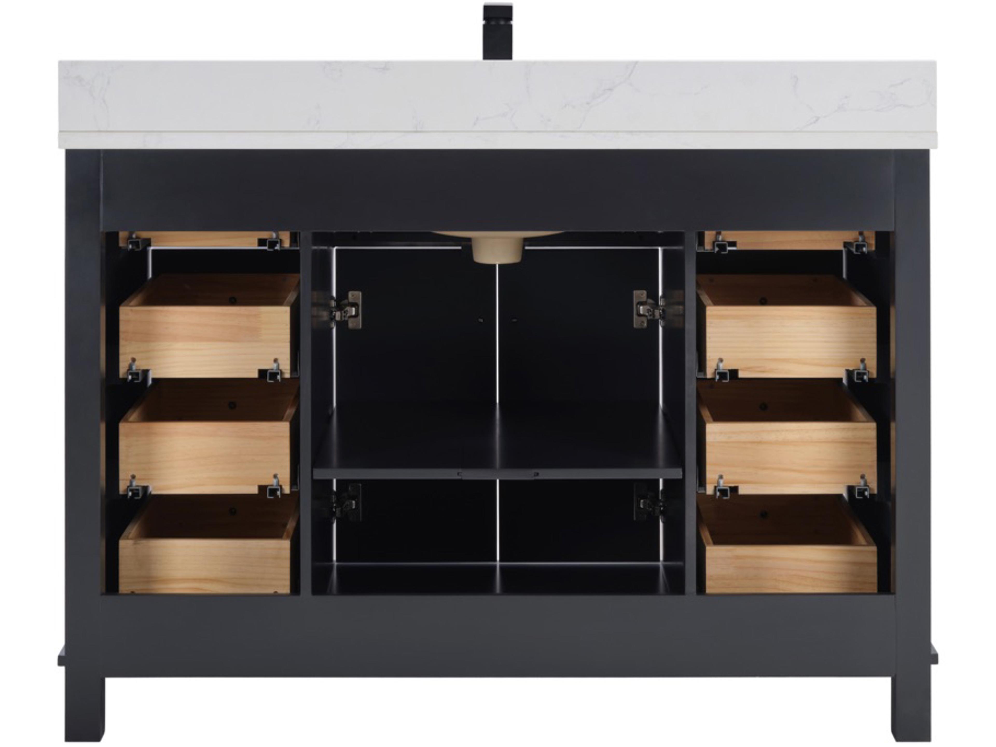 Legion Furniture Ws Series Tricorn Black Vanity