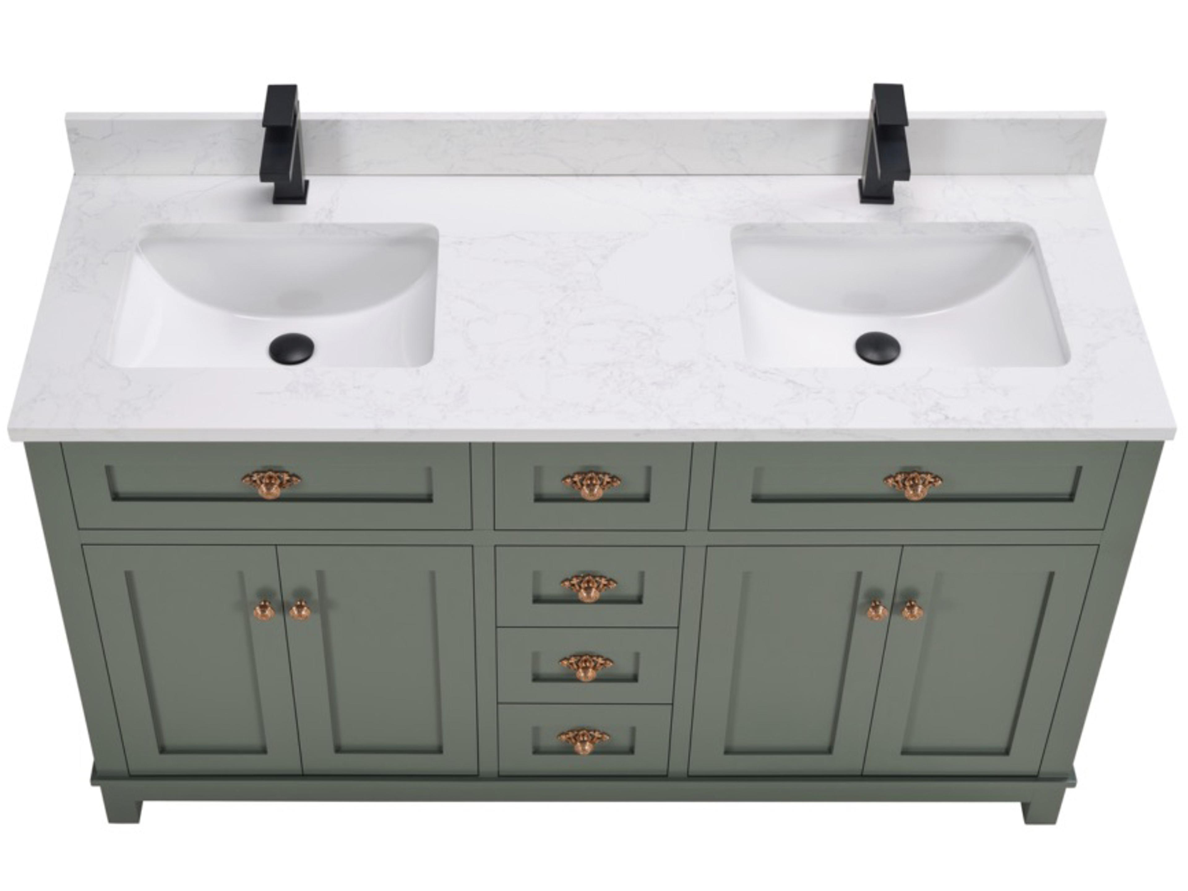 Legion Furniture Ws Series Pewter Green Vanity