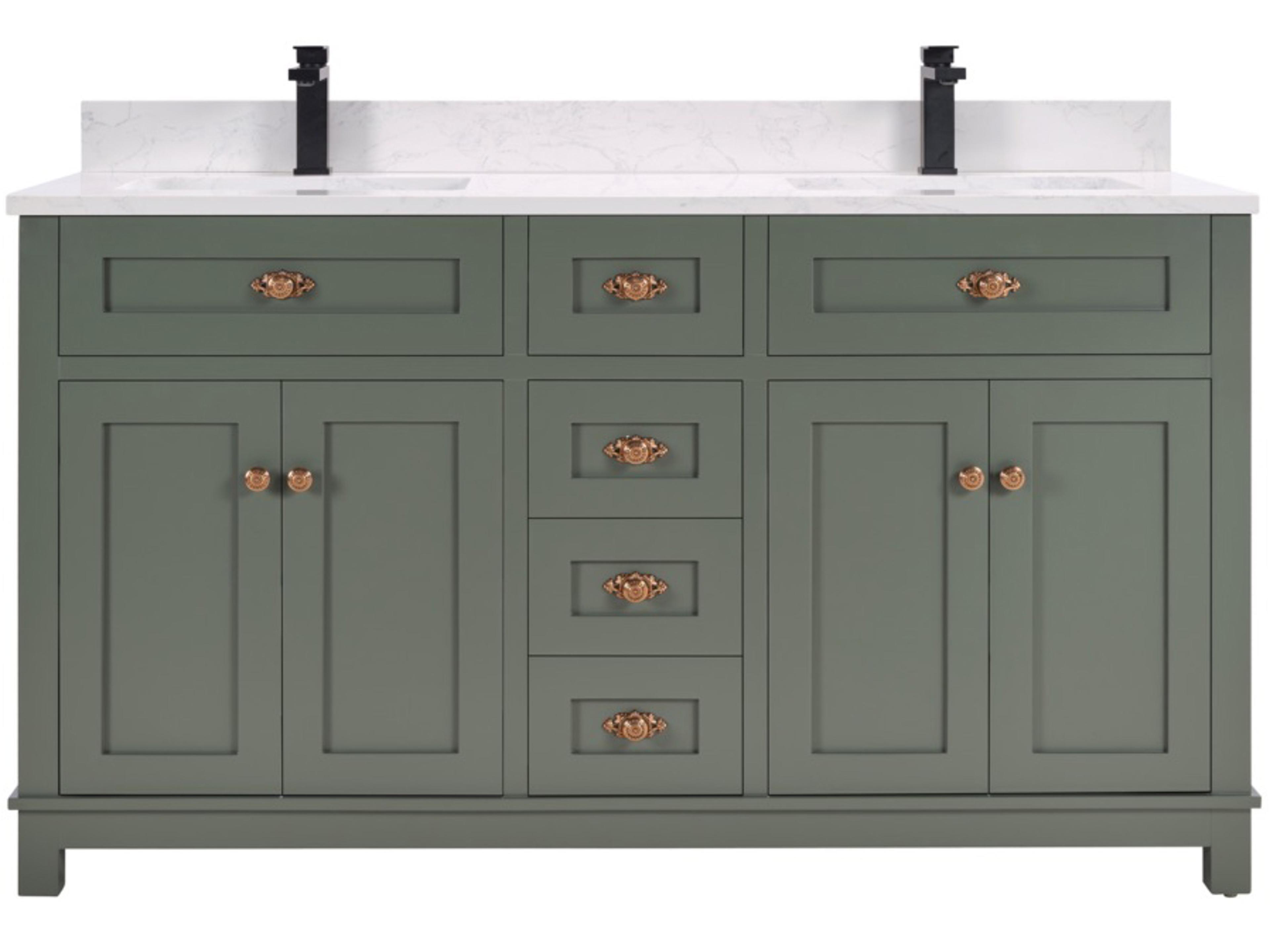 Legion Furniture Ws Series Pewter Green Vanity
