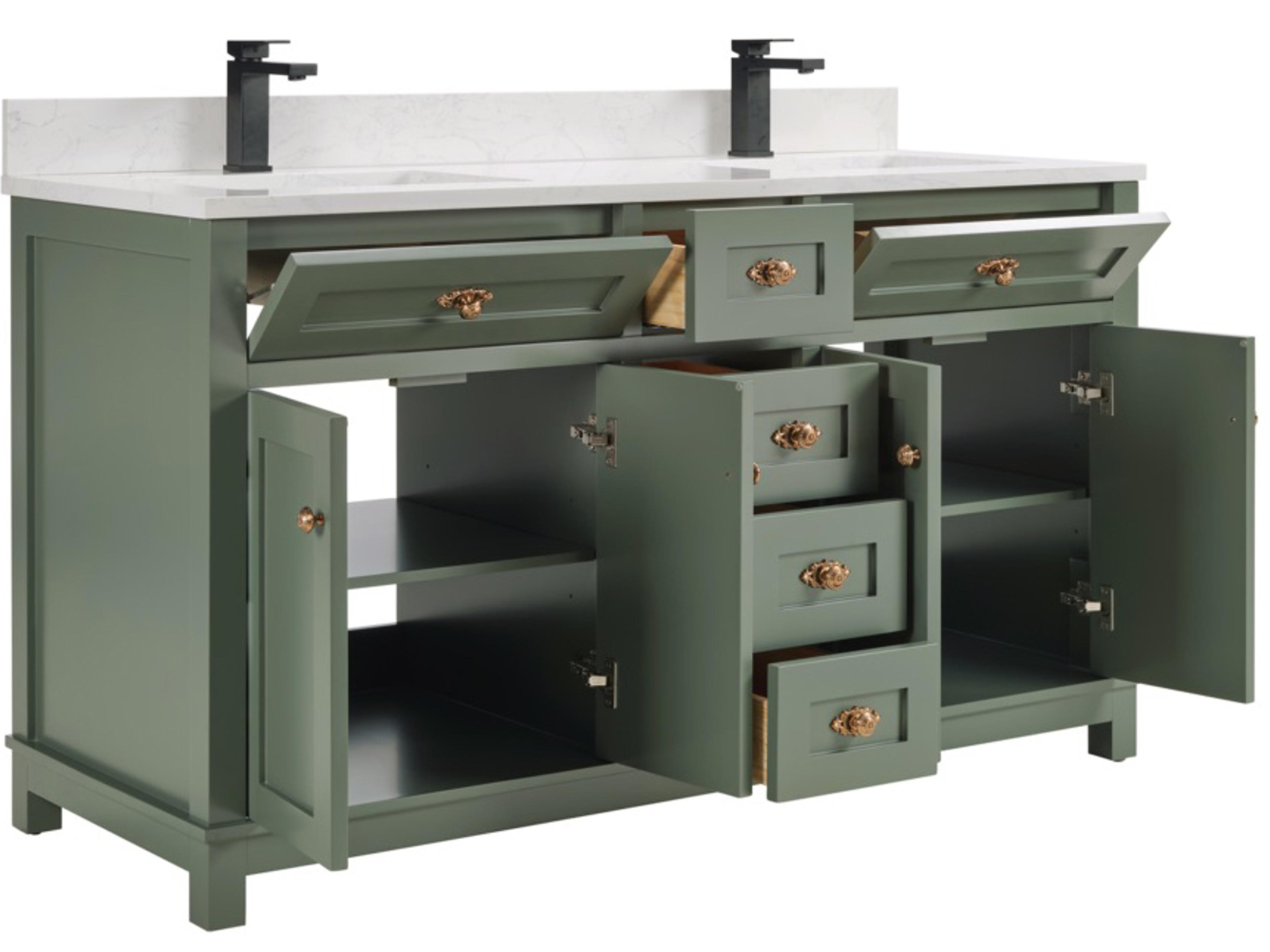 Legion Furniture Ws Series Pewter Green Vanity