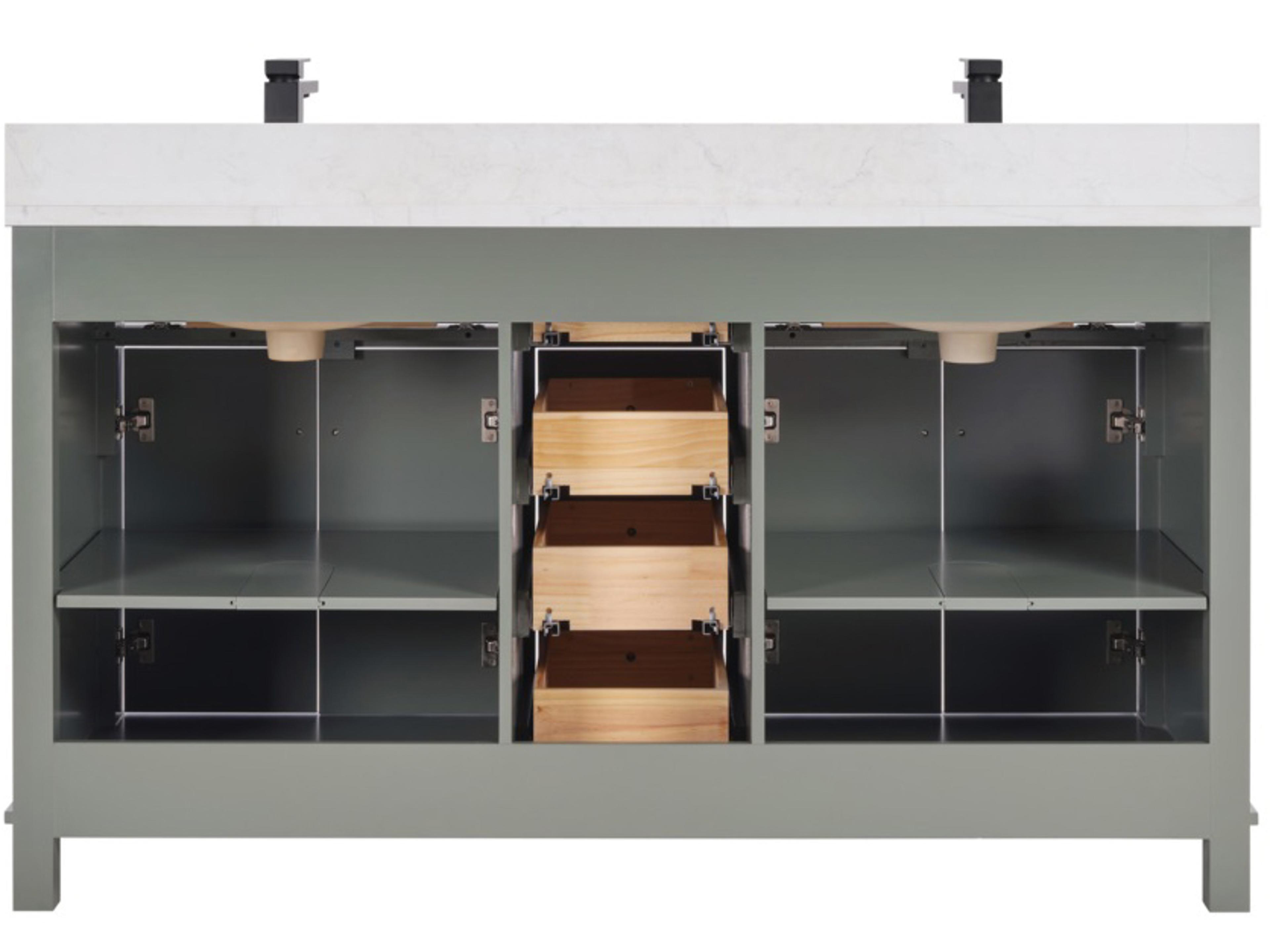 Legion Furniture Ws Series Pewter Green Vanity