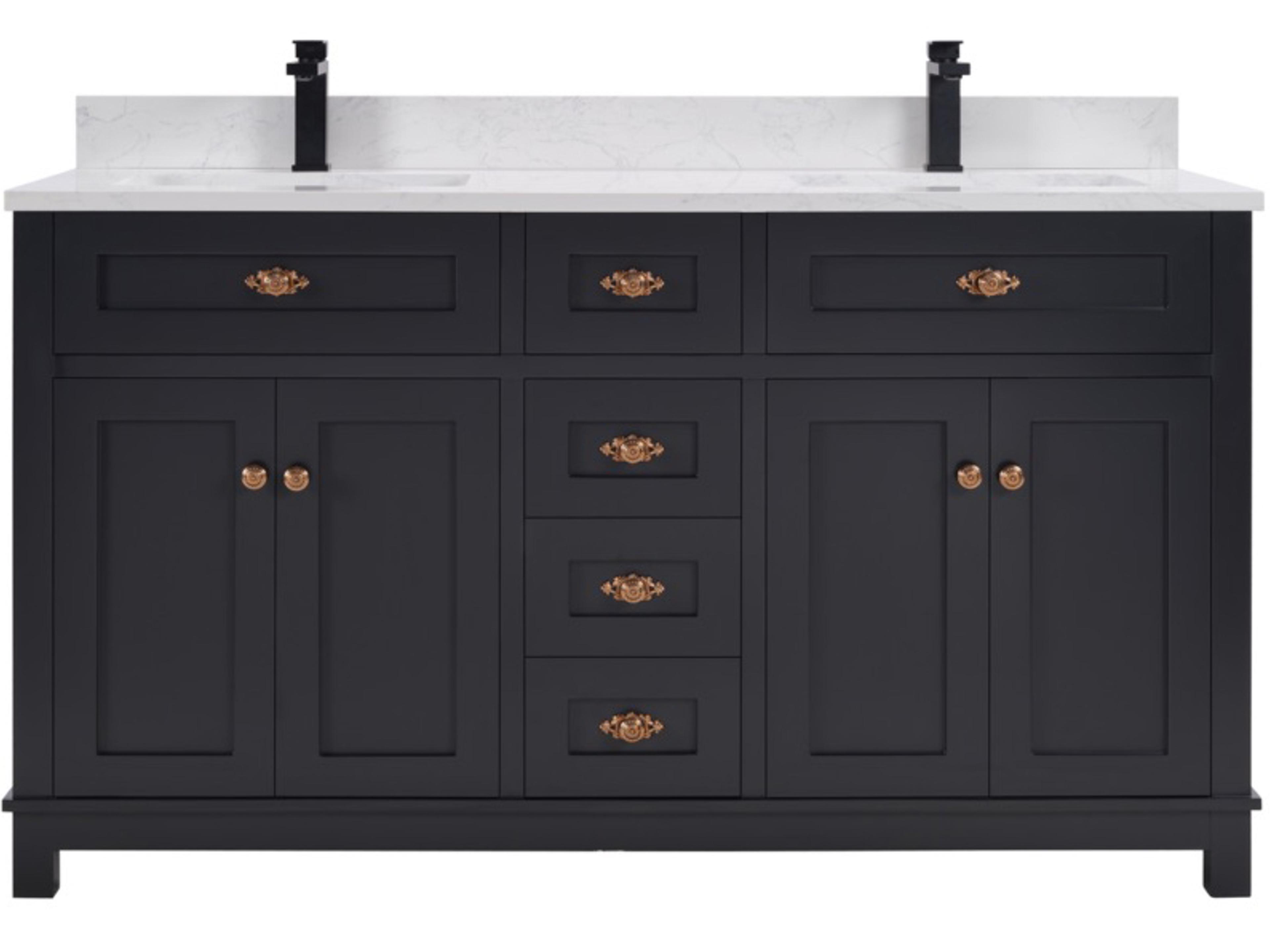 Legion Furniture Ws Series Tricorn Black Vanity