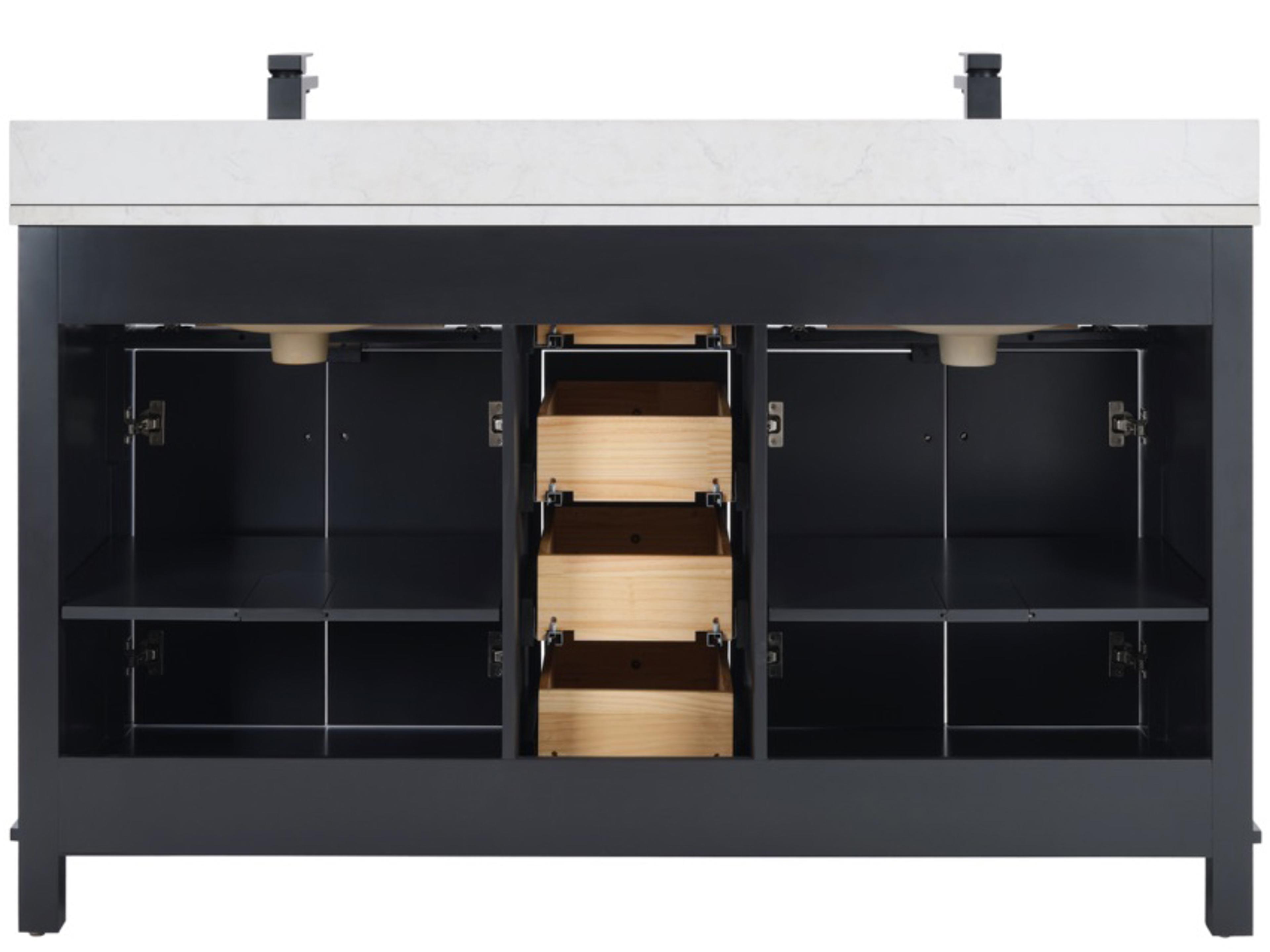 Legion Furniture Ws Series Tricorn Black Vanity