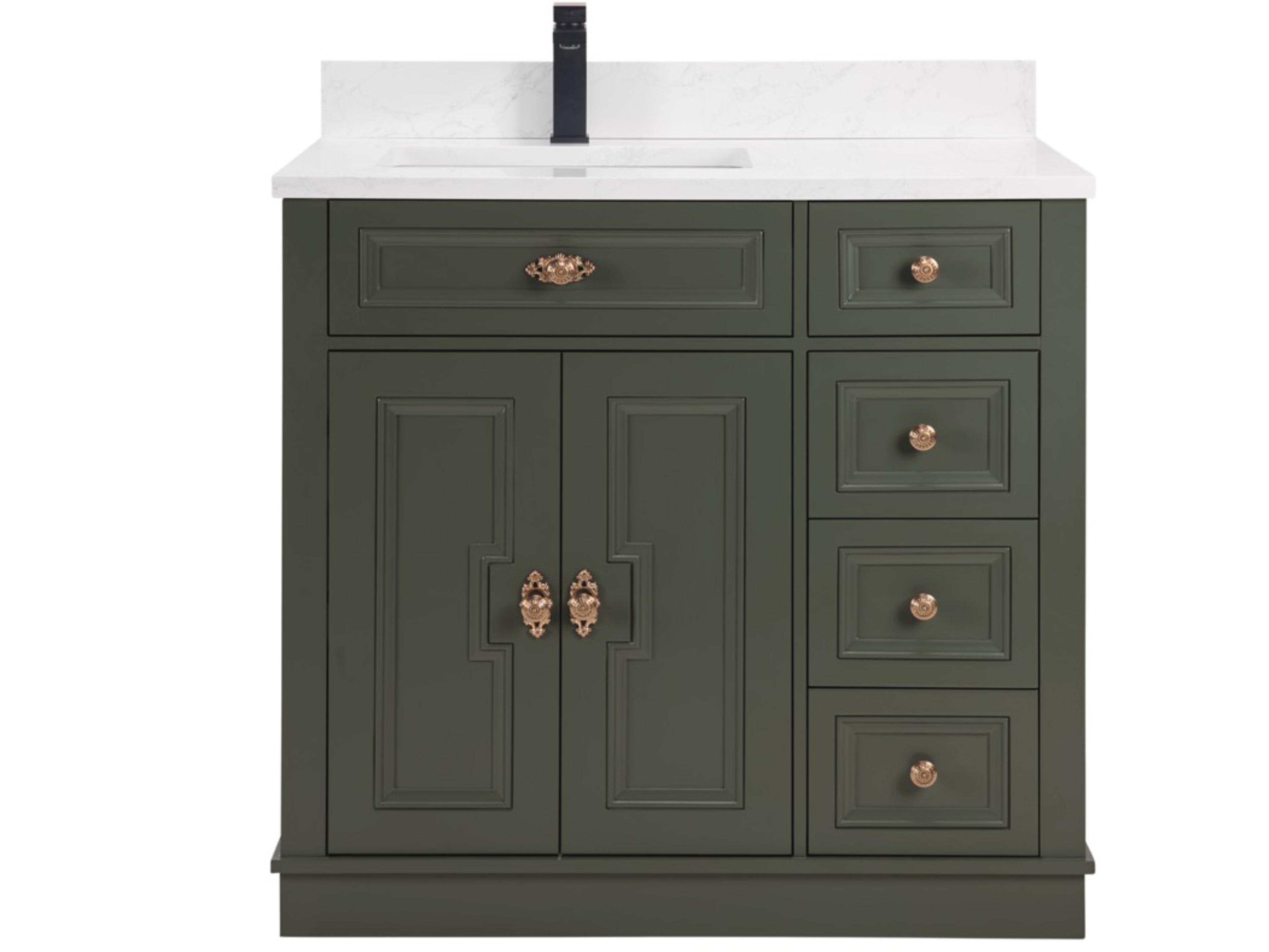 Legion Furniture Ws Series Pewter Green Vanity
