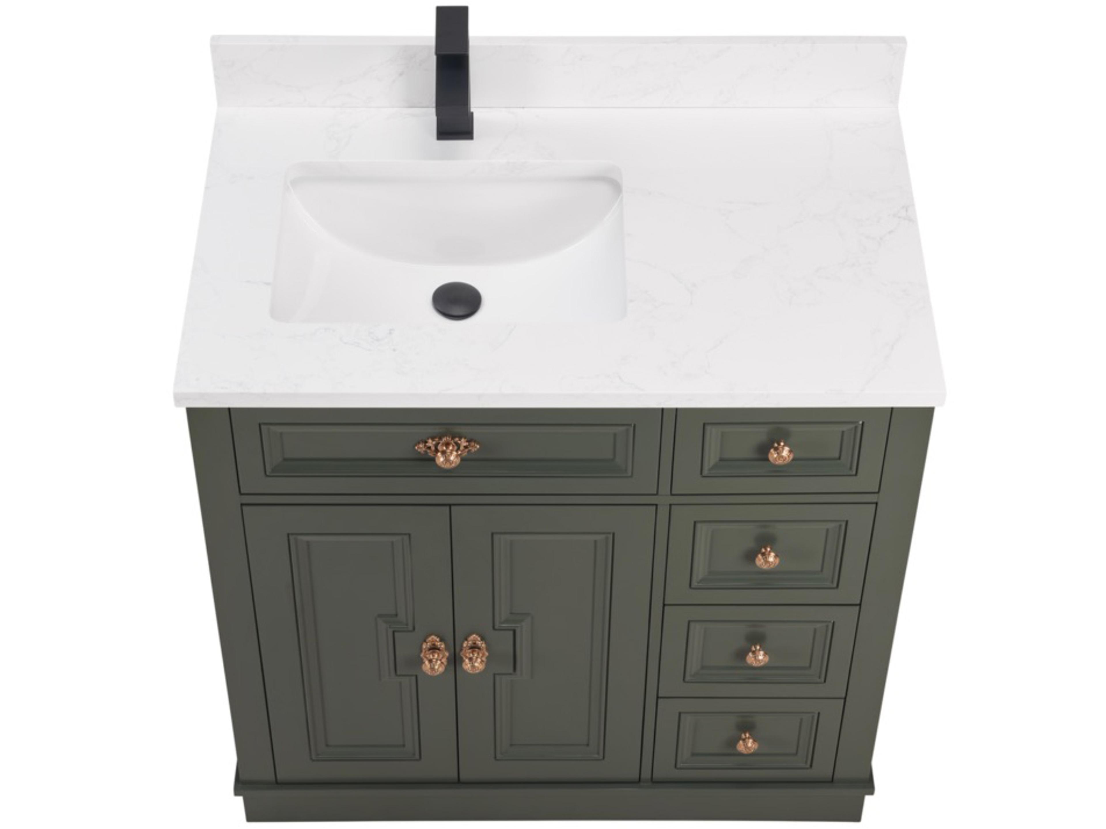Legion Furniture Ws Series Pewter Green Vanity