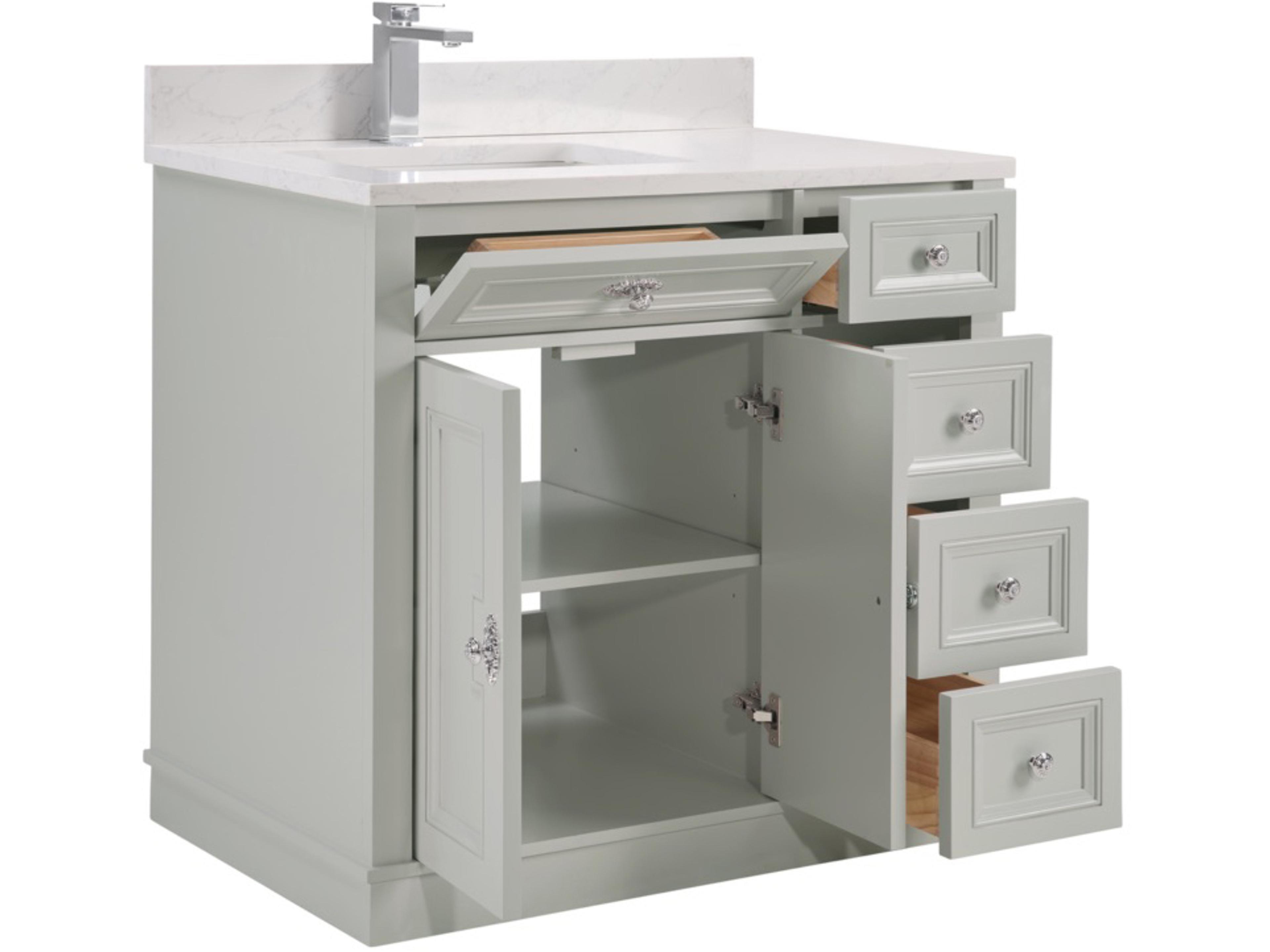 Legion Furniture Ws Series Silver Strand Vanity