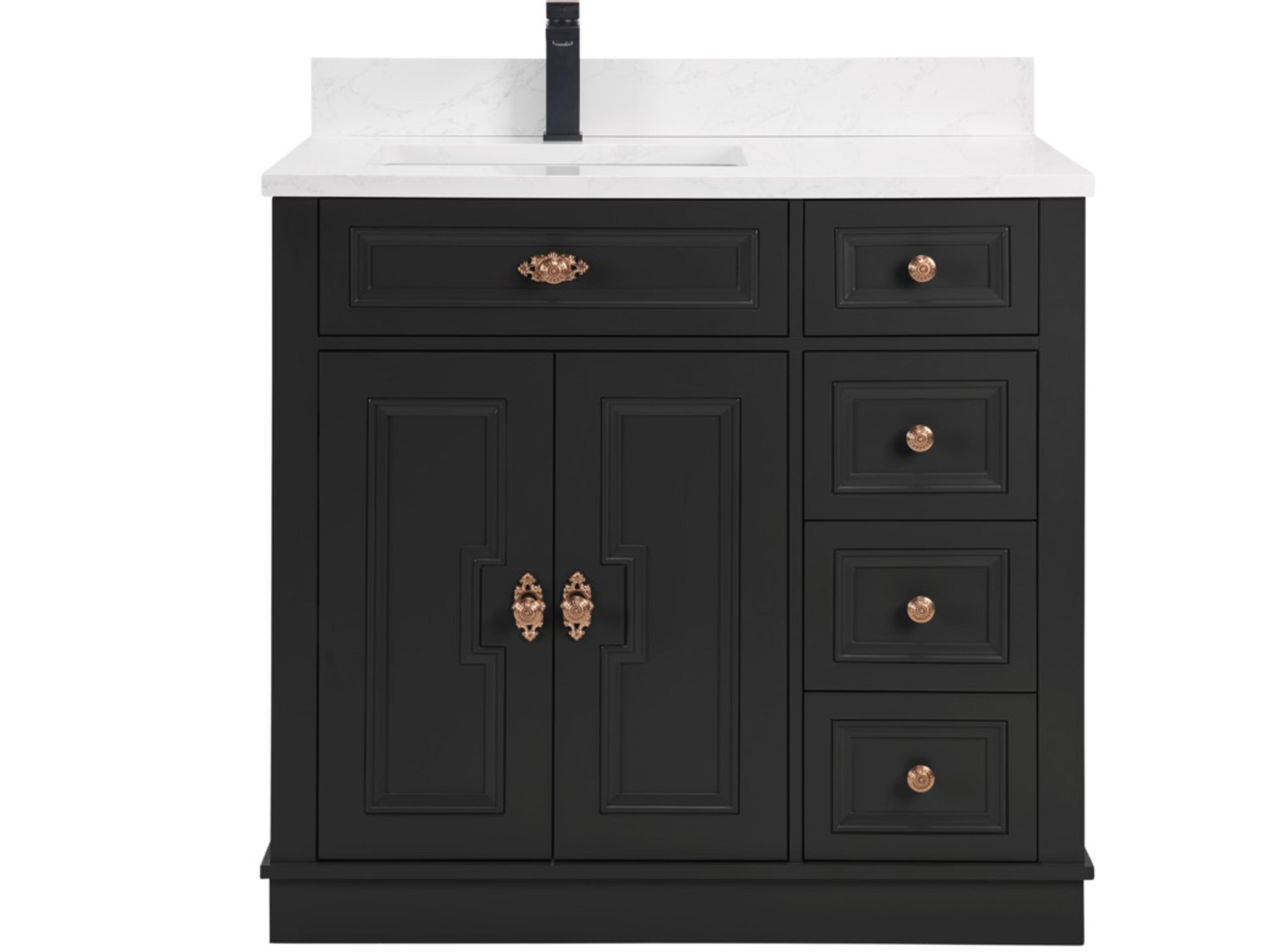 Legion Furniture Ws Series Tricorn Black Vanity