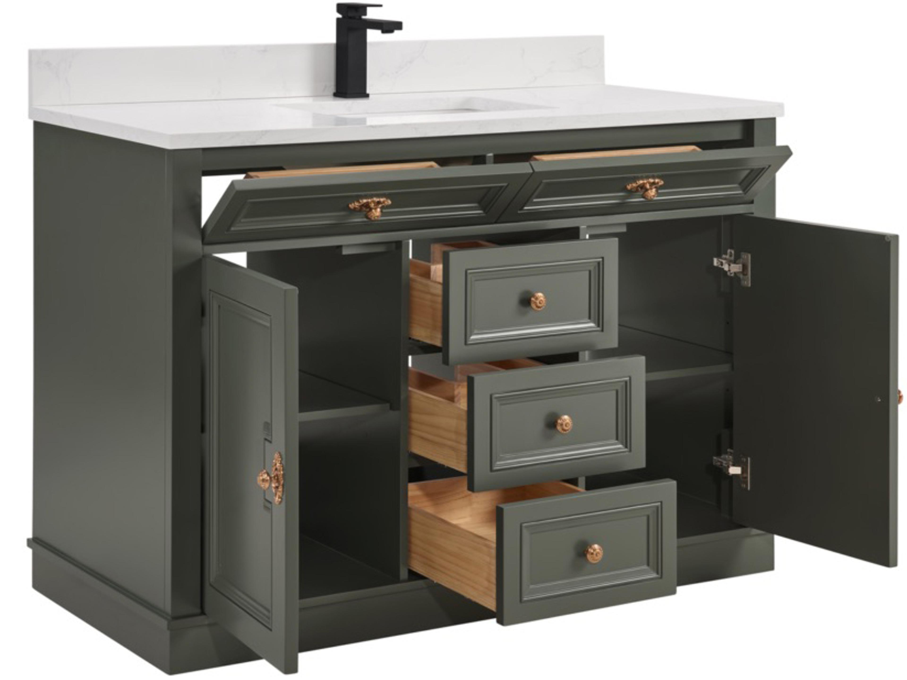 Legion Furniture Ws Series Pewter Green Vanity