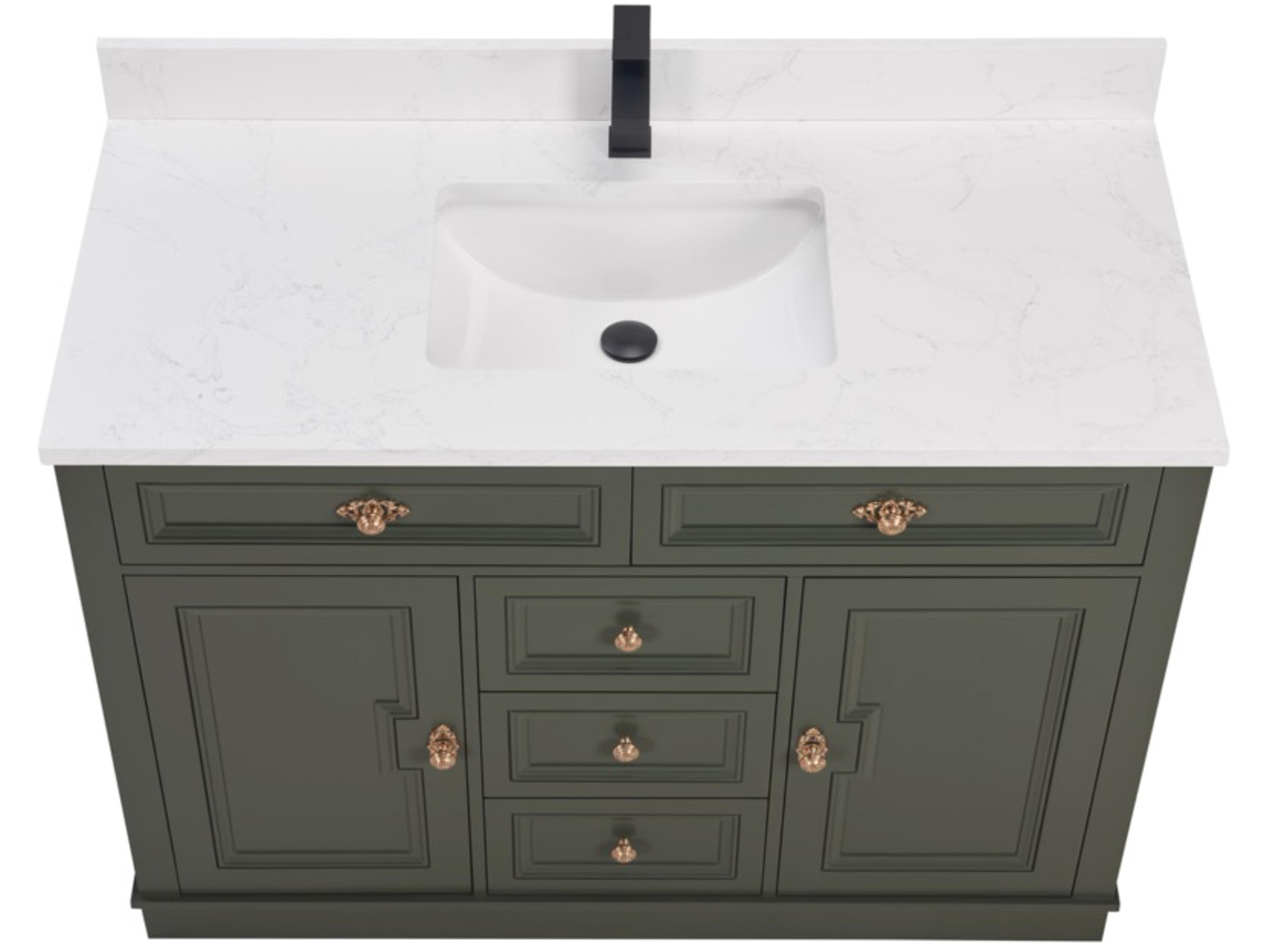 Legion Furniture Ws Series Pewter Green Vanity