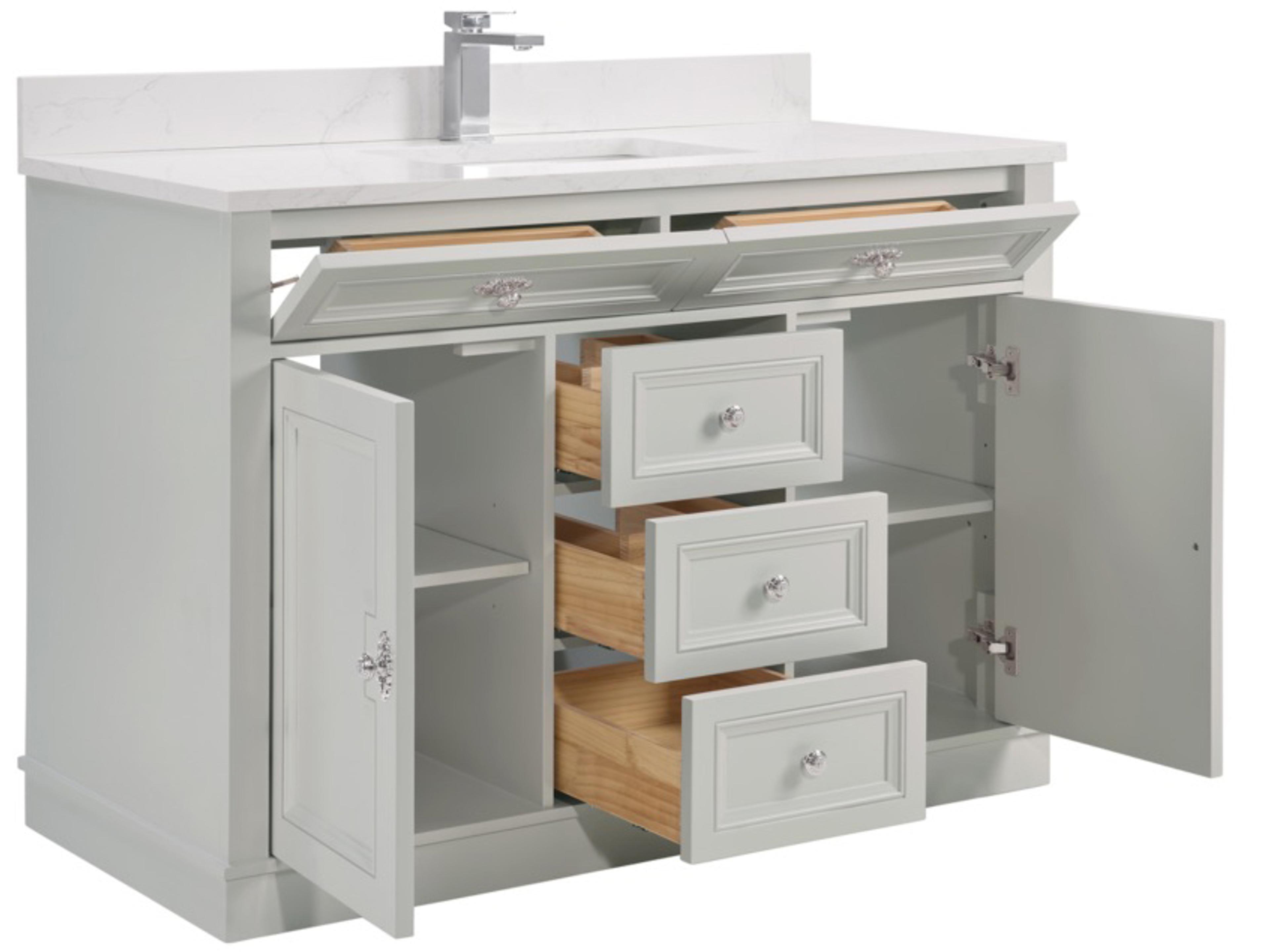 Legion Furniture Ws Series Silver Strand Vanity