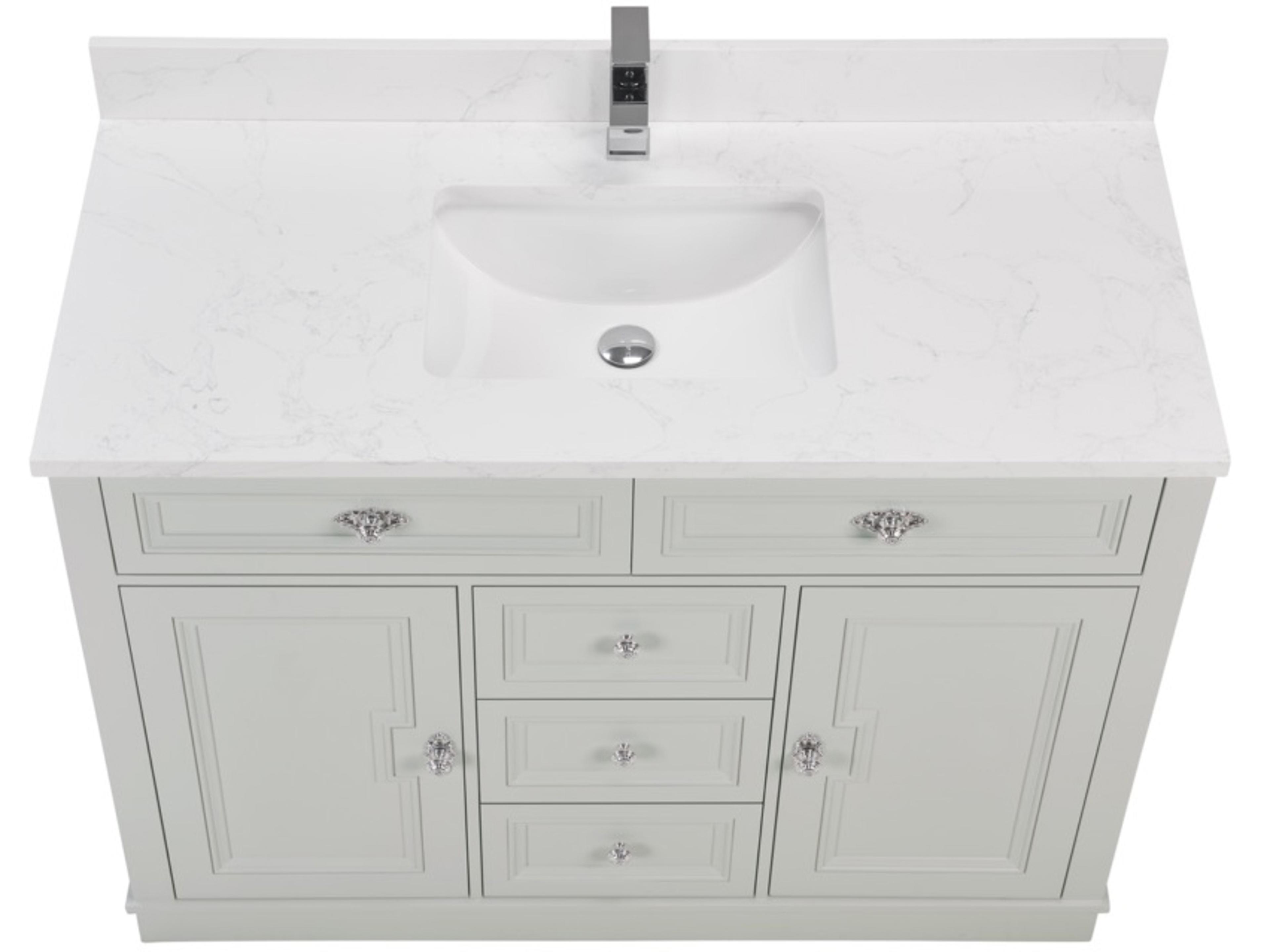 Legion Furniture Ws Series Silver Strand Vanity