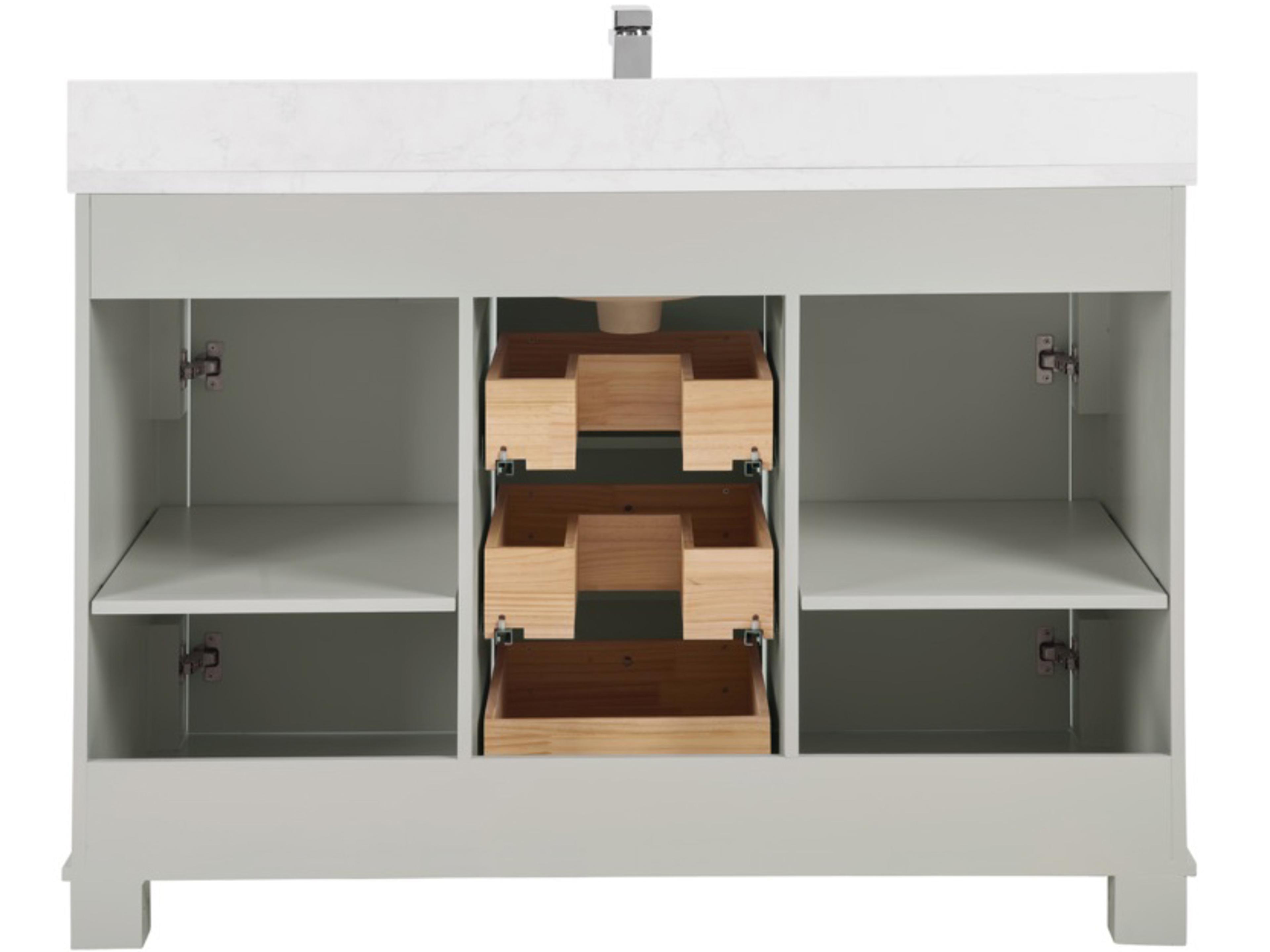 Legion Furniture Ws Series Silver Strand Vanity