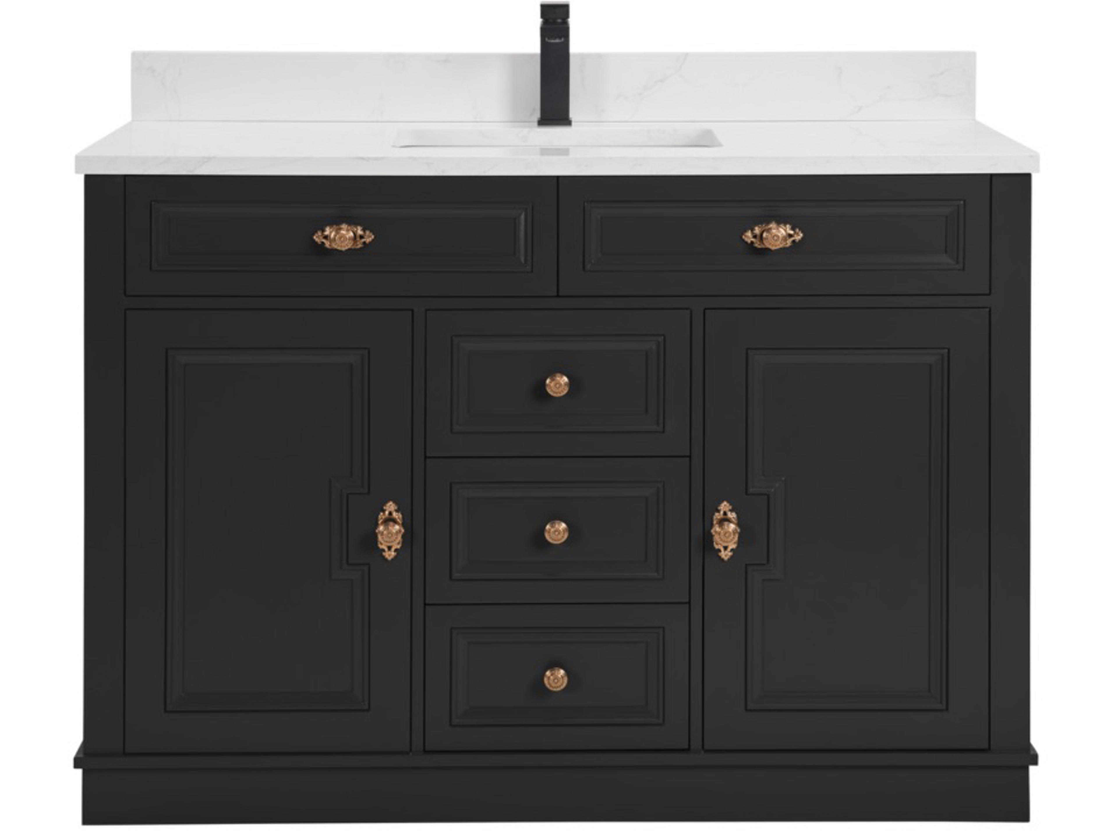Legion Furniture Ws Series Tricorn Black Vanity