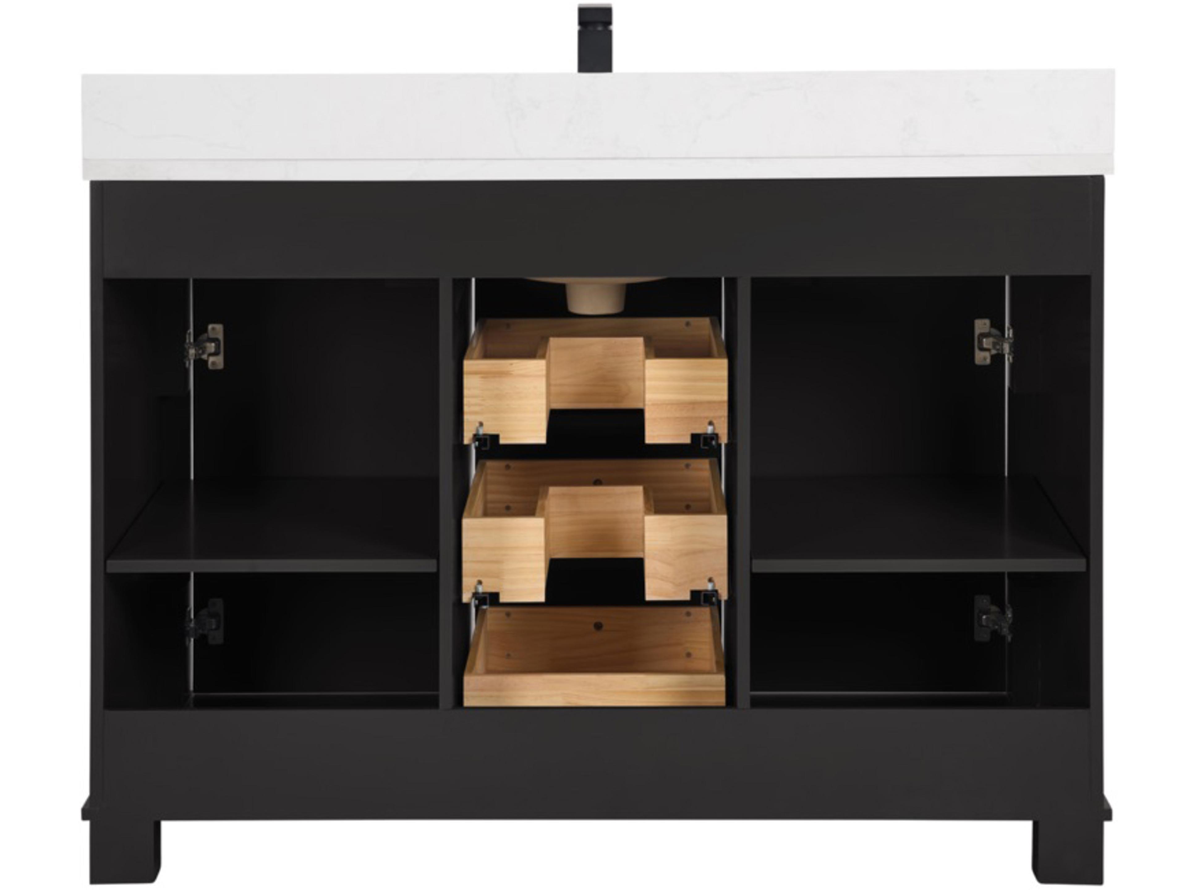 Legion Furniture Ws Series Tricorn Black Vanity