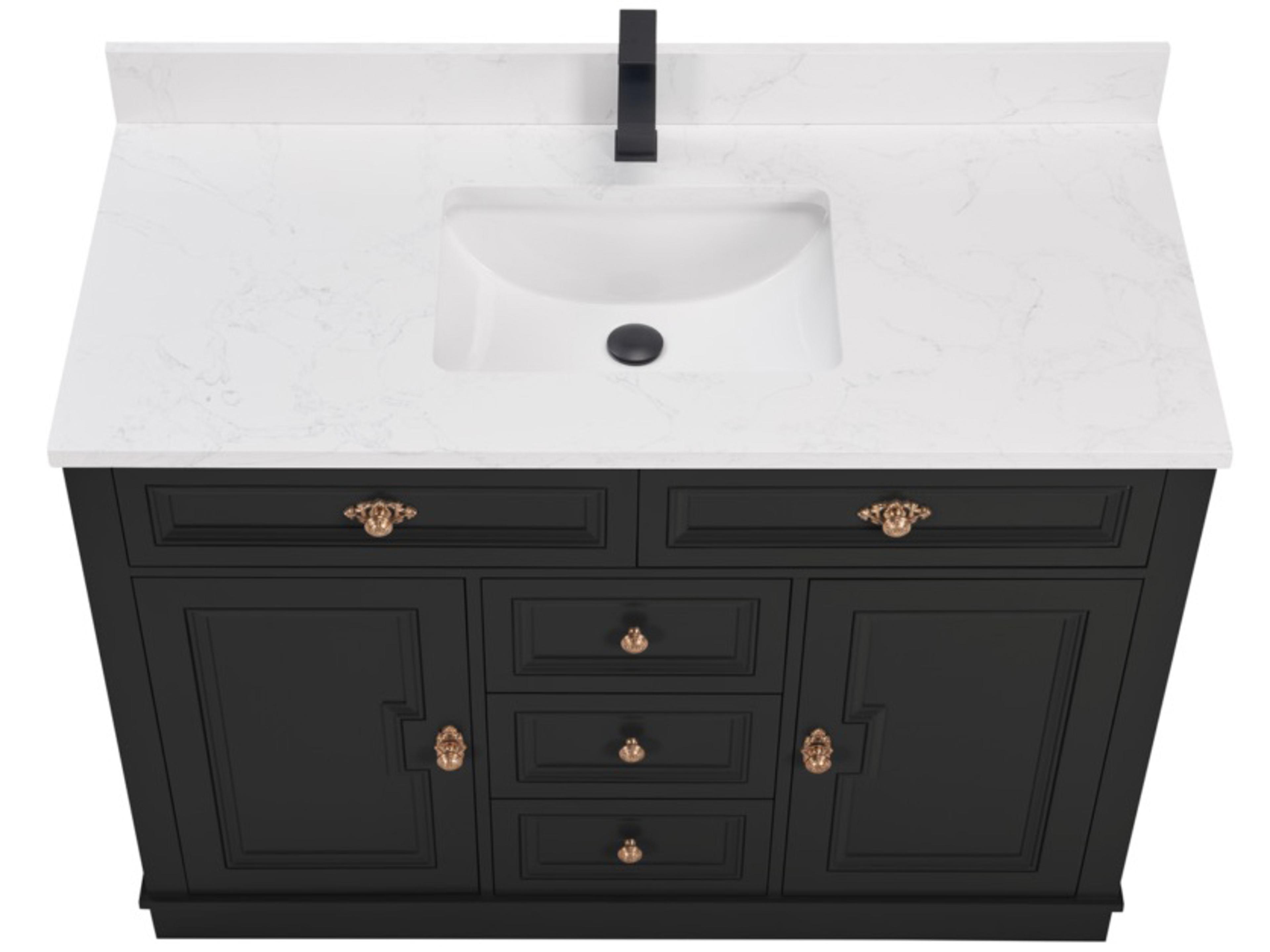 Legion Furniture Ws Series Tricorn Black Vanity