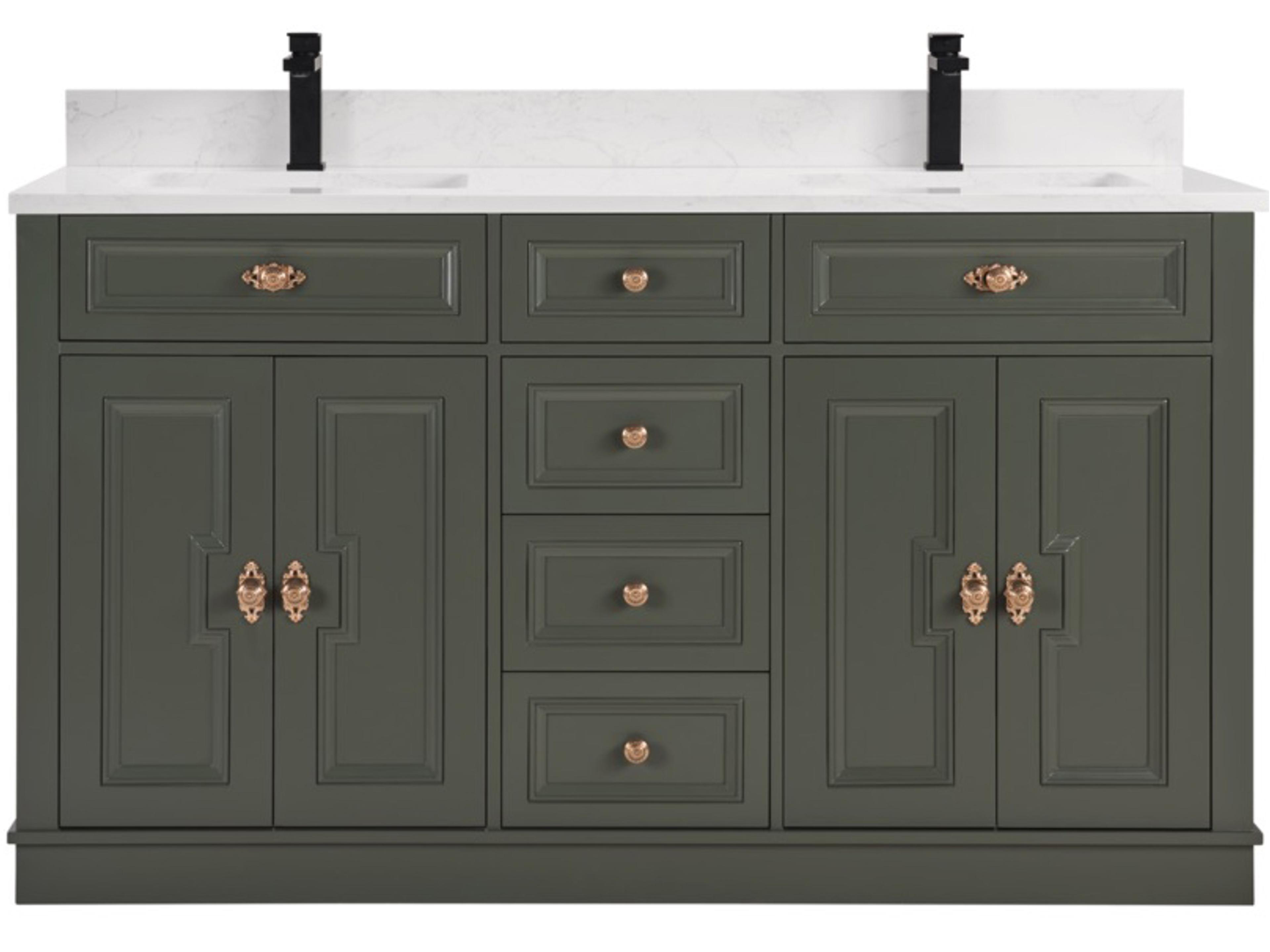Legion Furniture Ws Series Pewter Green Vanity