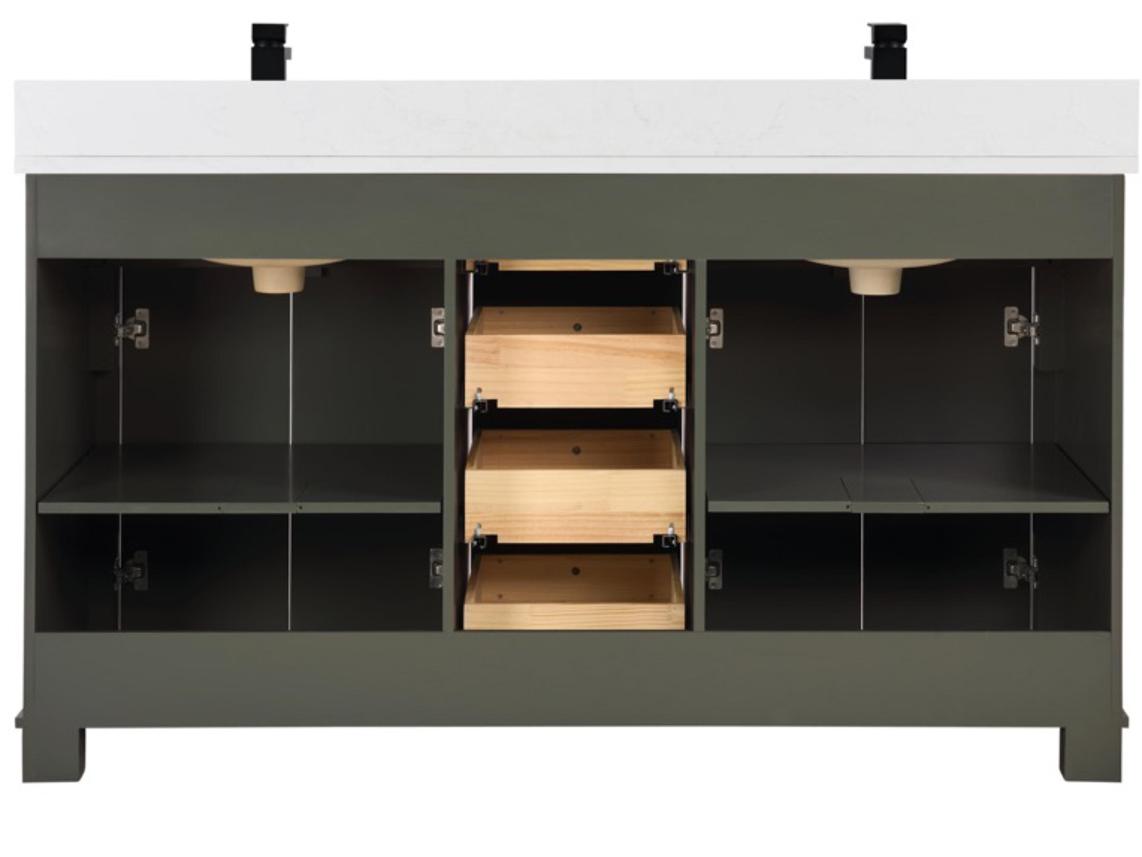 Legion Furniture Ws Series Pewter Green Vanity