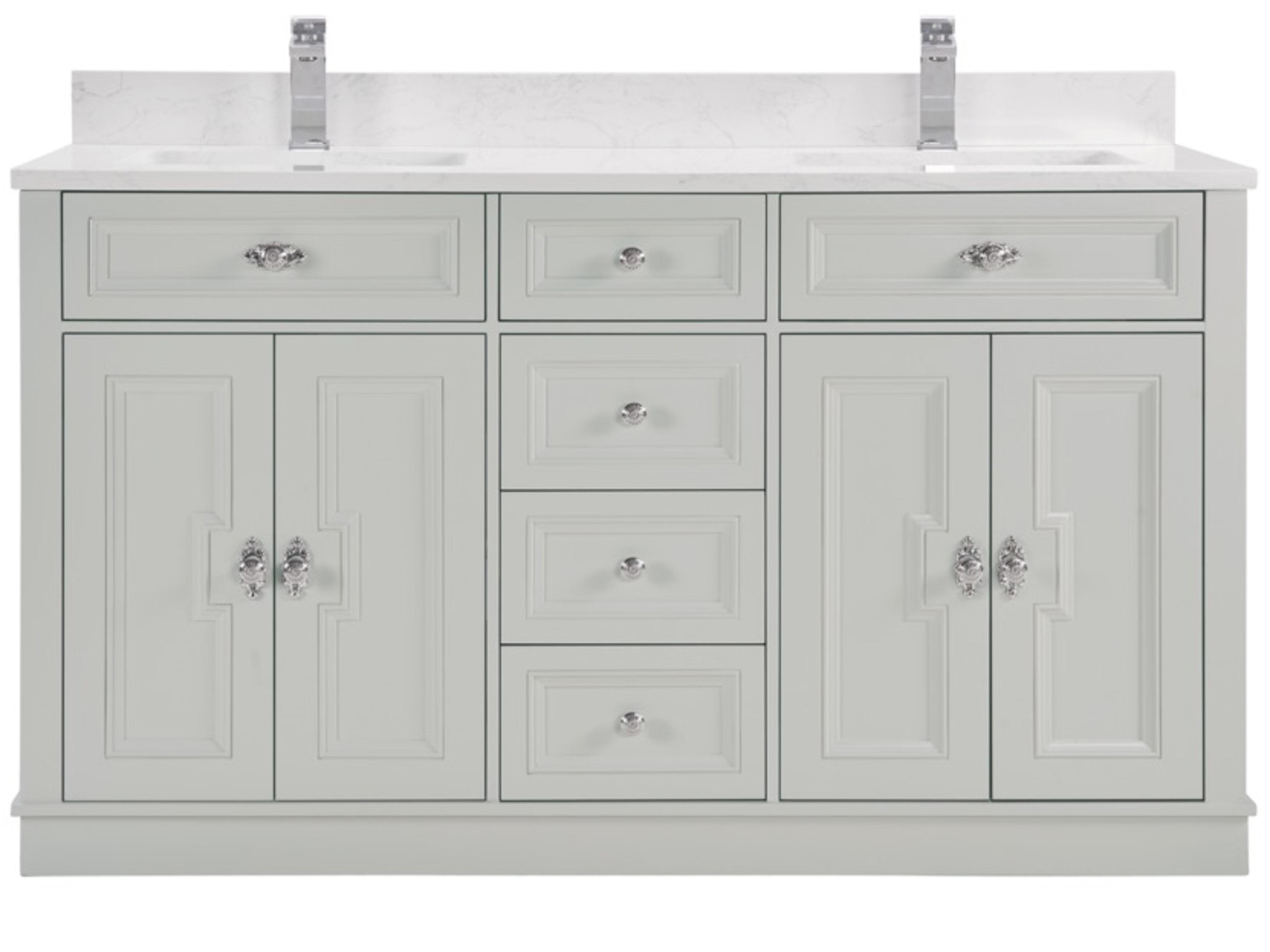 Legion Furniture Ws Series Silver Strand Vanity