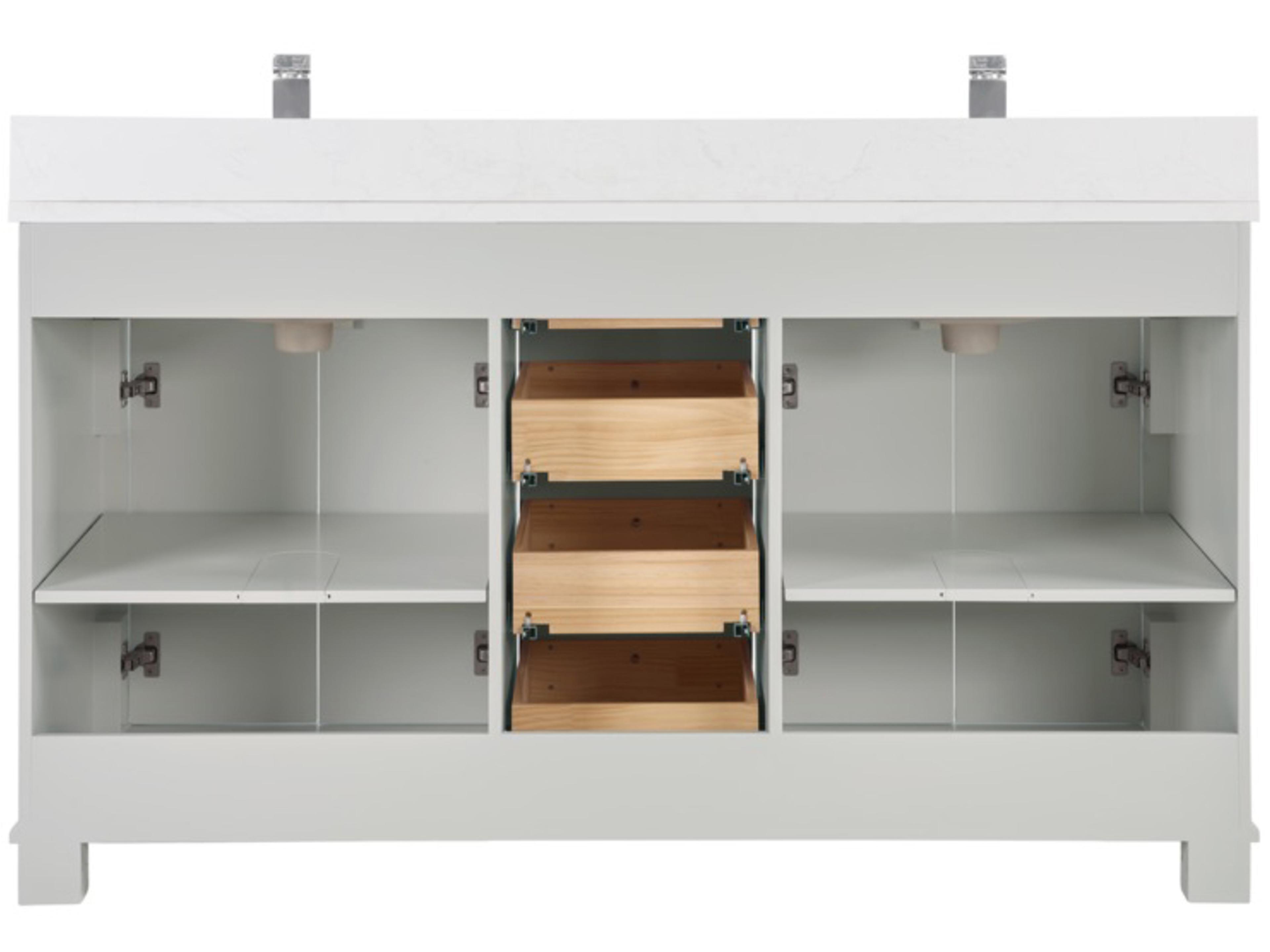 Legion Furniture Ws Series Silver Strand Vanity