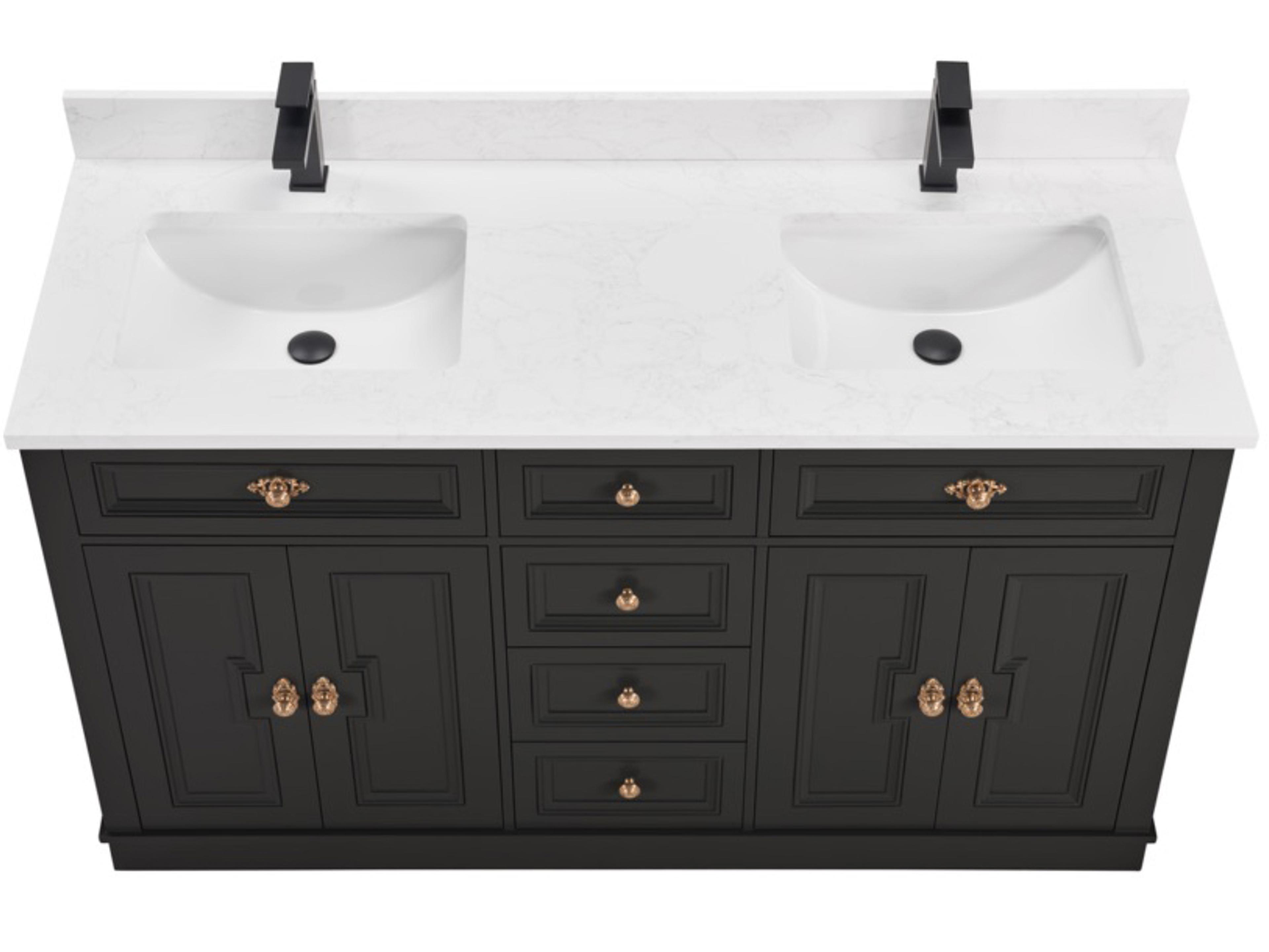 Legion Furniture Ws Series Tricorn Black Vanity
