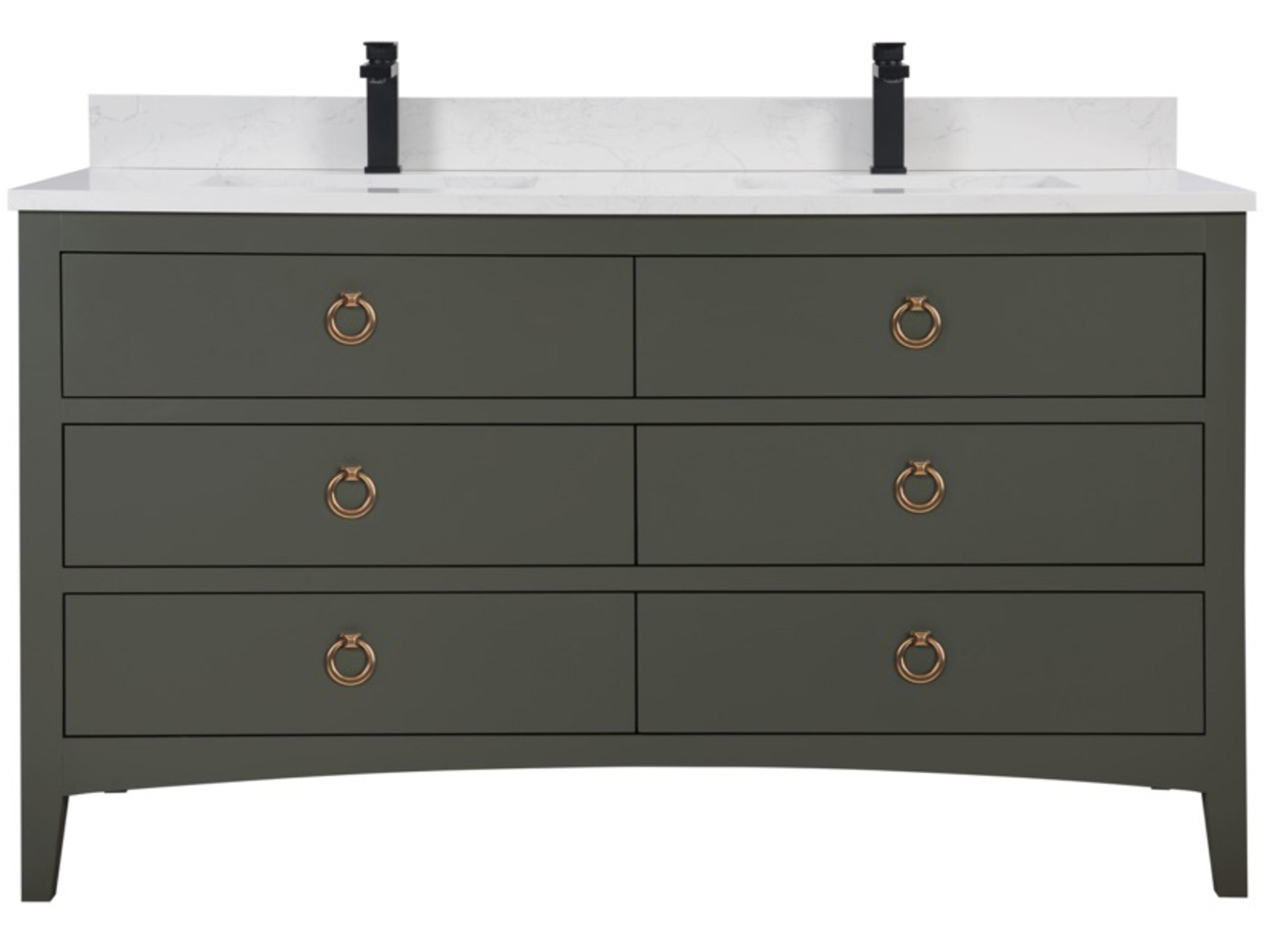 Legion Furniture Ws Series Pewter Green Vanity